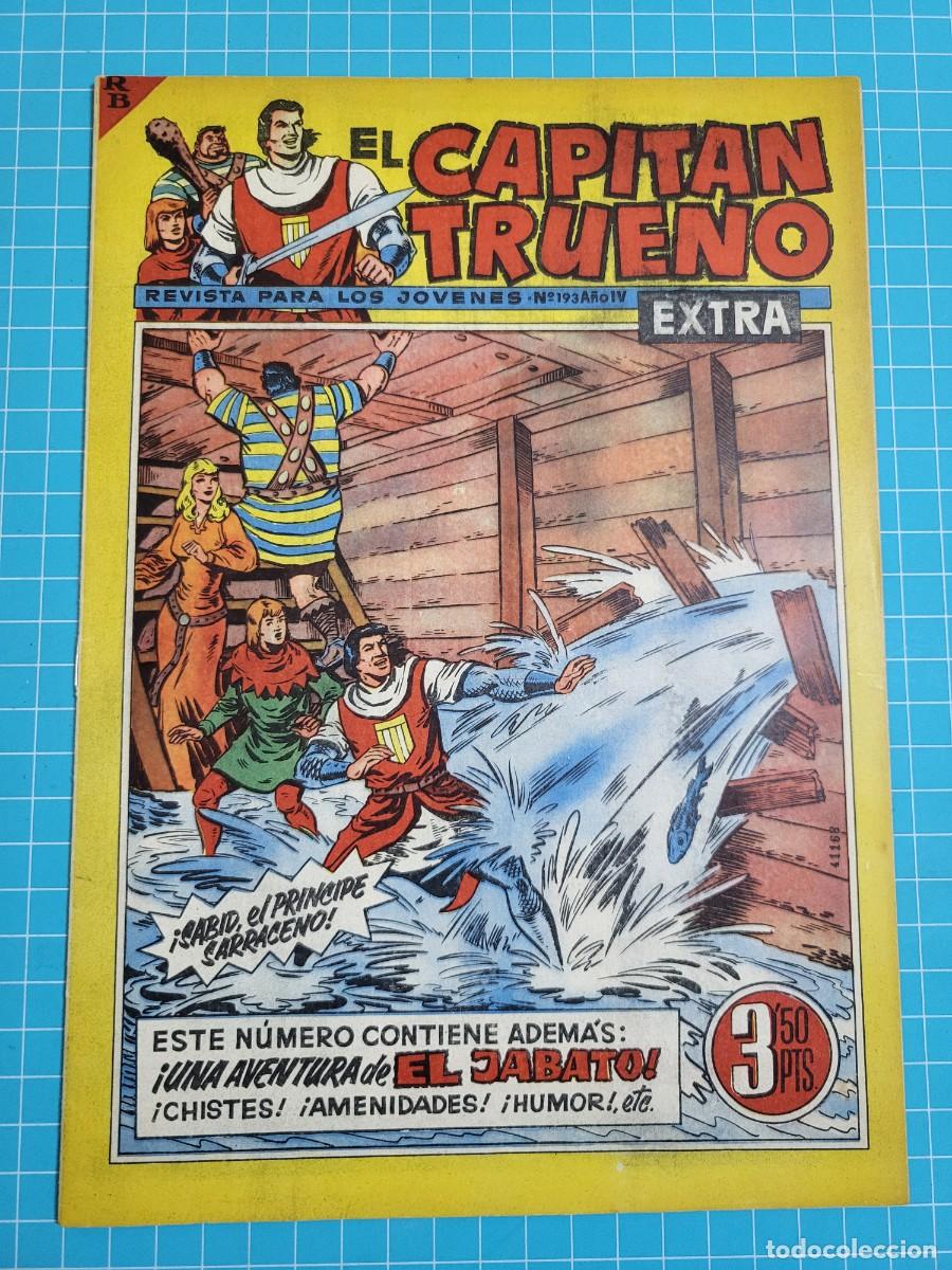 Tebeos: El capit&aacute;n trueno extra, N.&ordm; 193. Bruguera, 3 bolsa 2.
