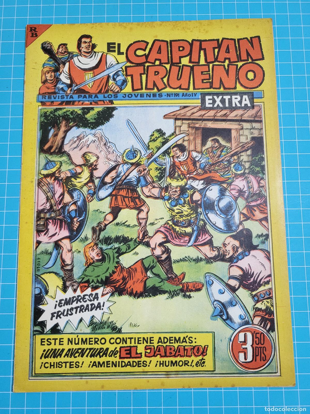 Tebeos: El capit&aacute;n trueno extra, N.&ordm; 191. Bruguera, 3 bolsa 2.