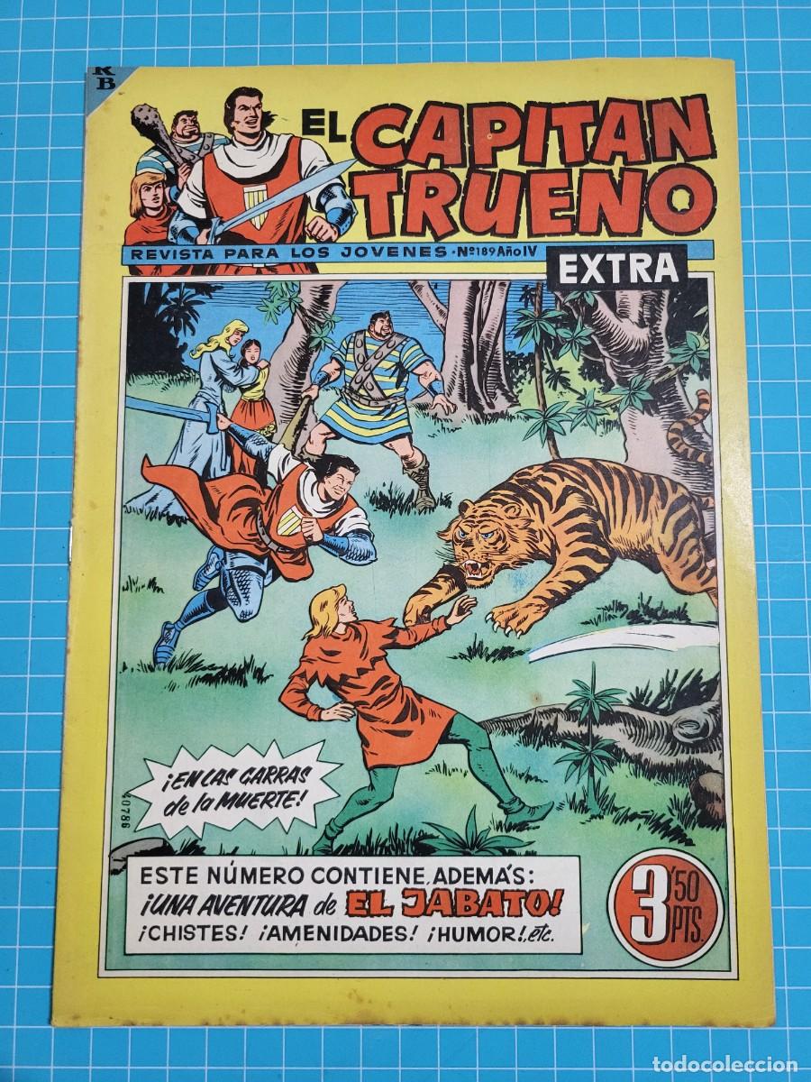 Tebeos: El capit&aacute;n trueno extra, N.&ordm; 189. Bruguera, 3 bolsa 2.