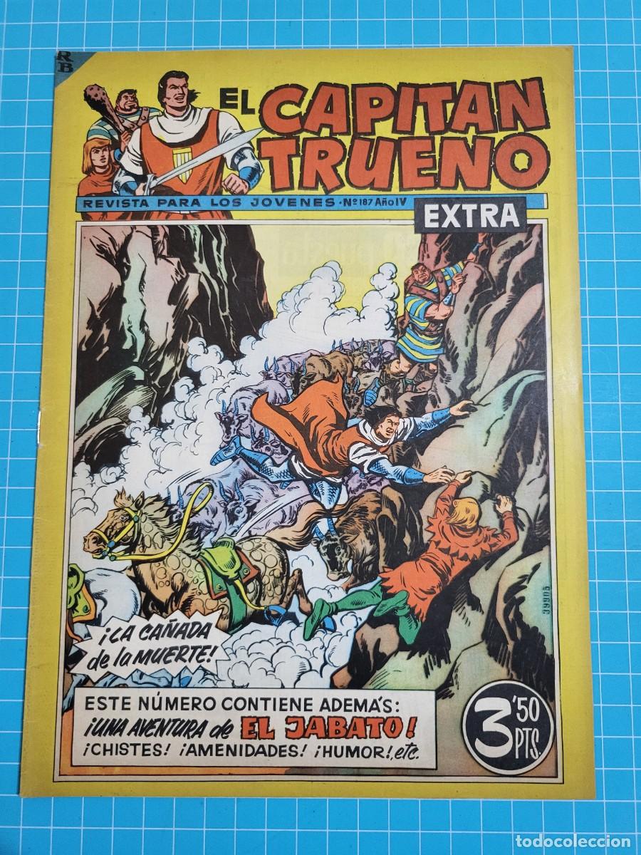 Tebeos: El capit&aacute;n trueno extra, N.&ordm; 187. Bruguera, 3 bolsa 2.