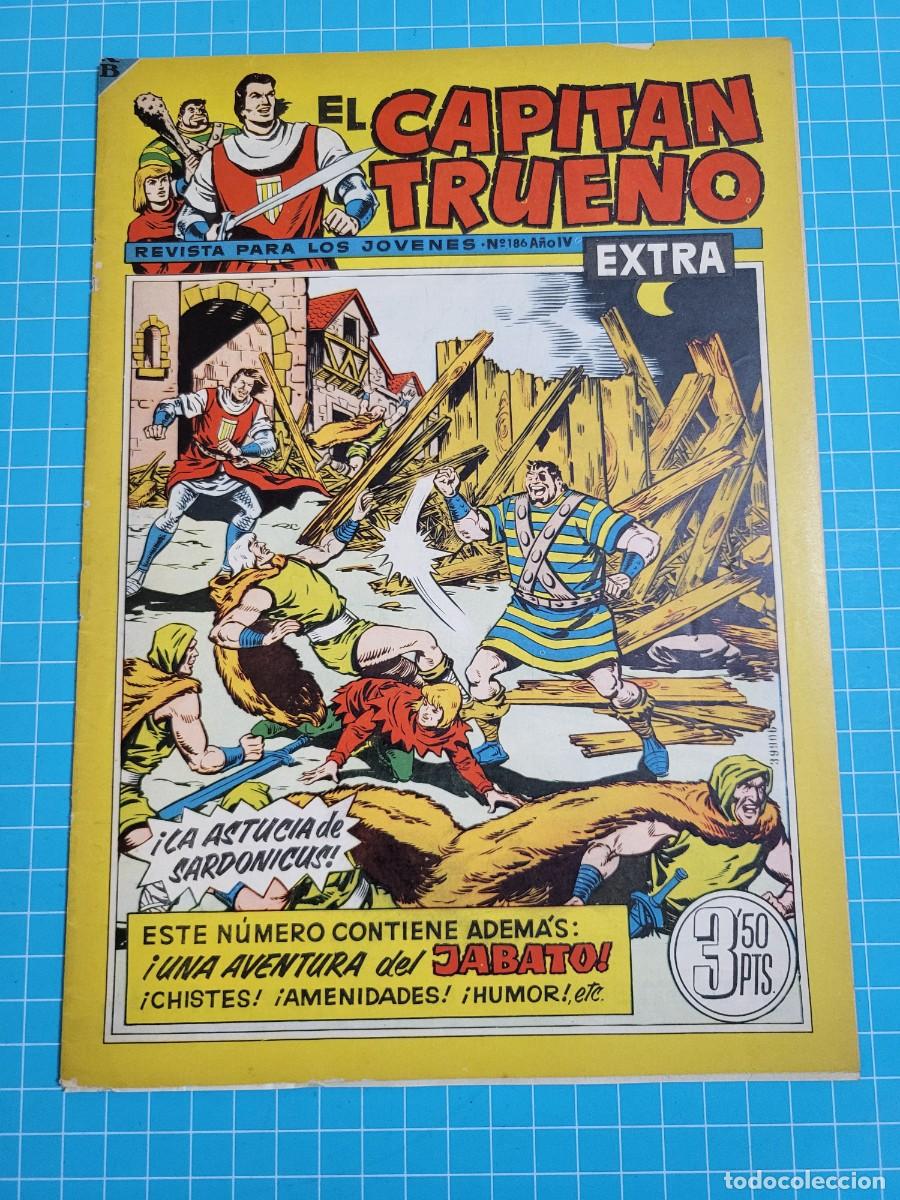 Tebeos: El capit&aacute;n trueno extra, N.&ordm; 186. Bruguera, 3 bolsa 2.