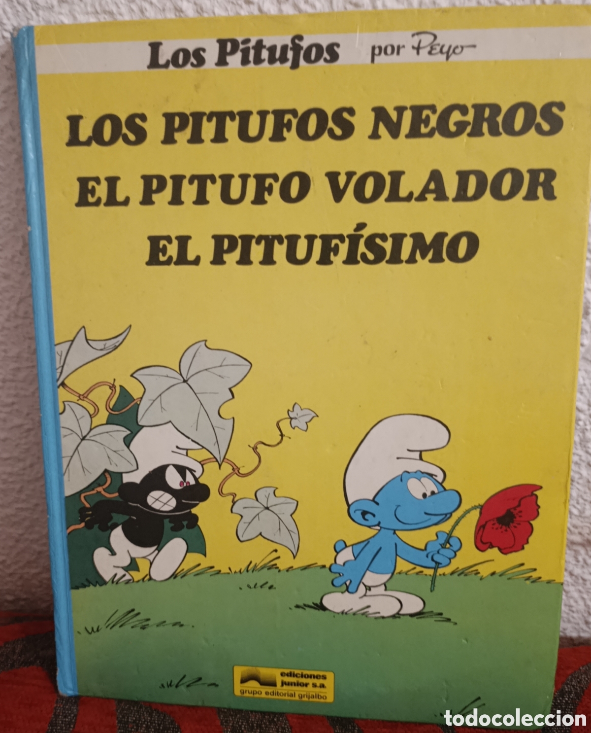 Tebeos: C&oacute;mic: Los Pitufos Negros / El Pituf&iacute;simo (Ediciones Junior - Peyo)