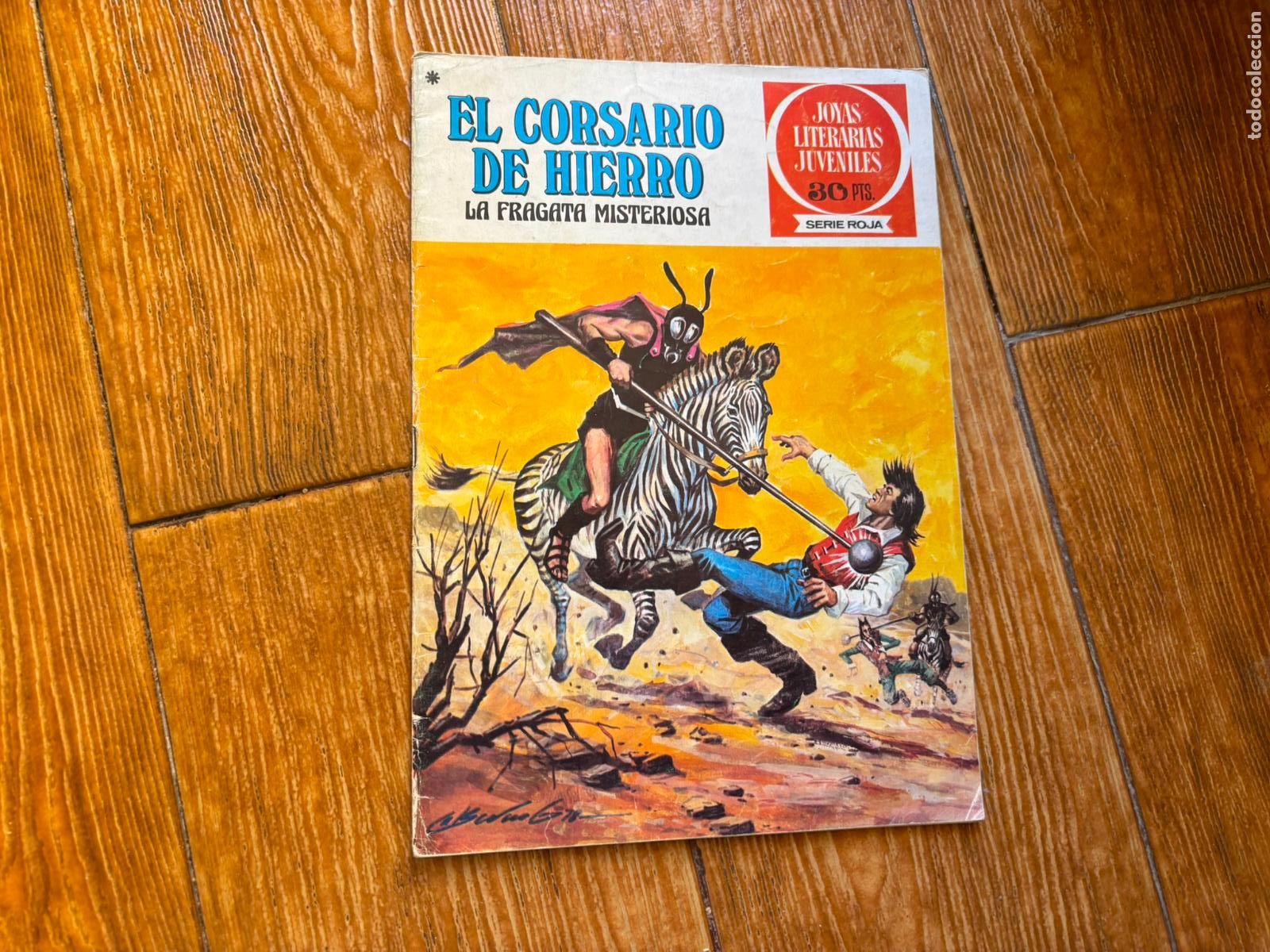 Tebeos: EL CORSARIO DE HIERRO N&ordm; 52 JOYAS LITERARIAS JUVENILES SERIE ROJA EDITORIAL BRUGUERA