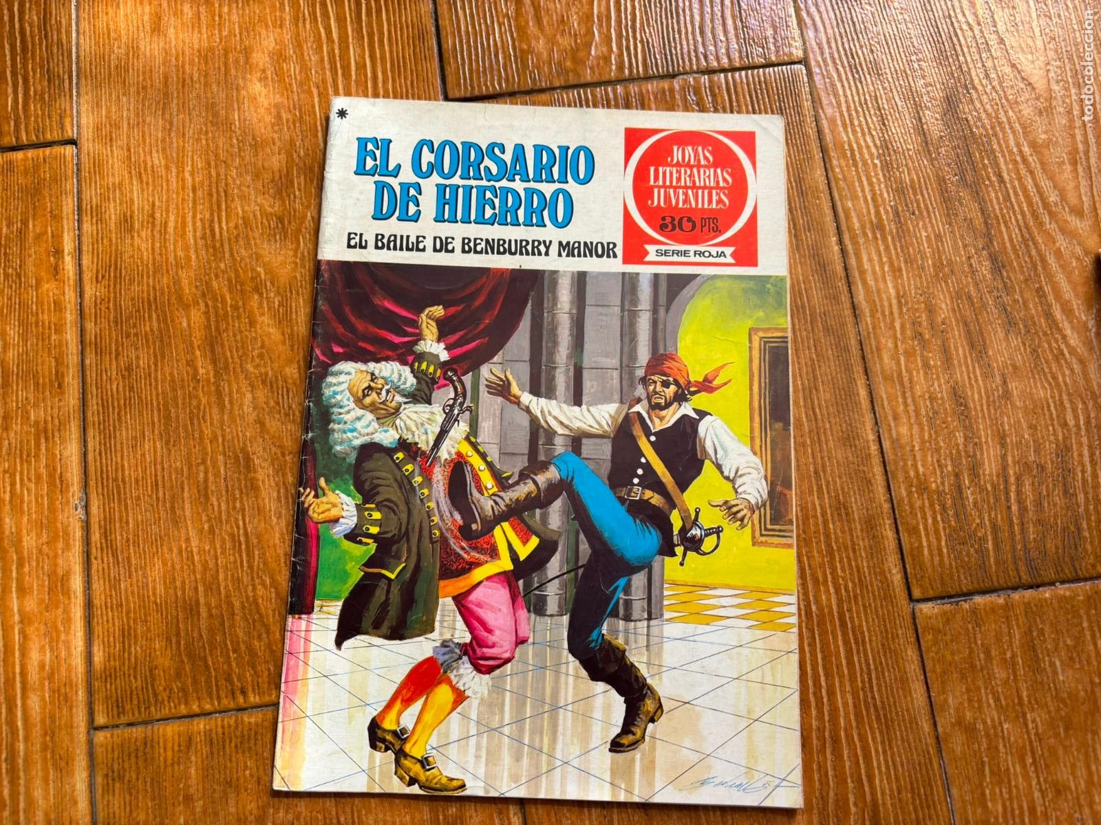 Tebeos: EL CORSARIO DE HIERRO N&ordm; 25 JOYAS LITERARIAS JUVENILES SERIE ROJA EDITORIAL BRUGUERA