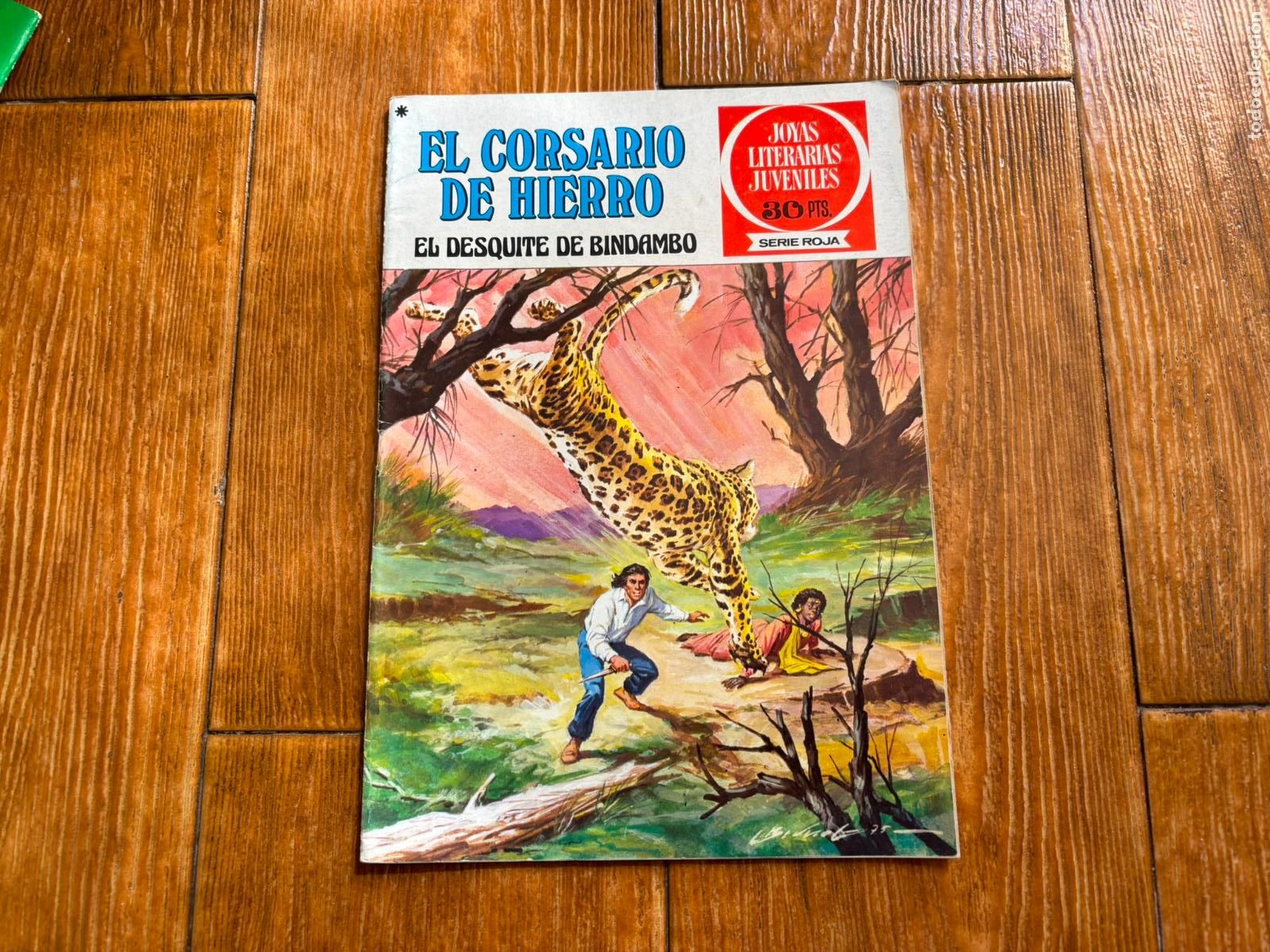 Tebeos: EL CORSARIO DE HIERRO N&ordm; 24 JOYAS LITERARIAS JUVENILES SERIE ROJA EDITORIAL BRUGUERA