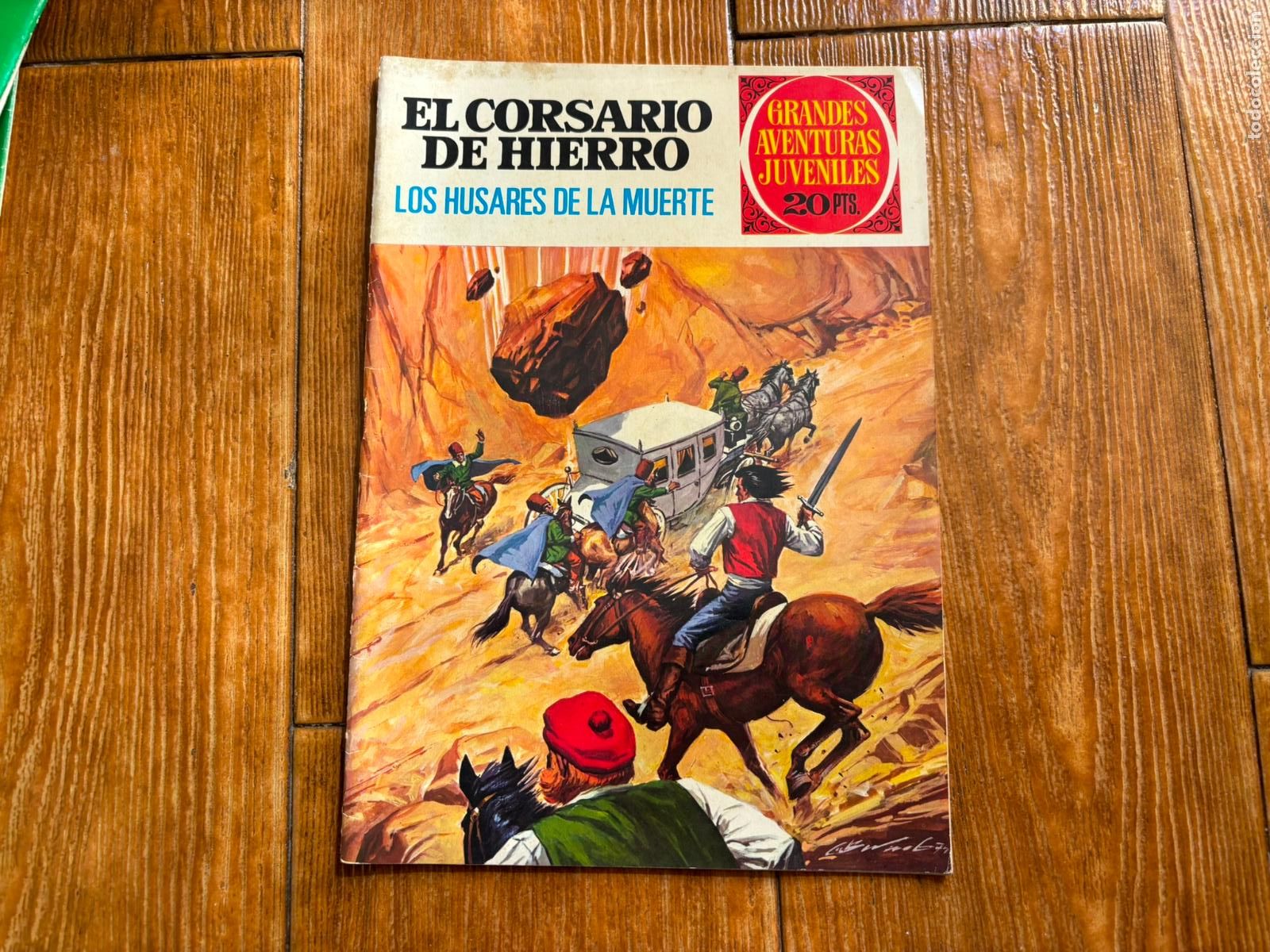 Tebeos: GRANDES AVENTURAS JUVENILES N&ordm; 72 EL CORSARIO DE HIERRO EDITORIAL BRUGUERA