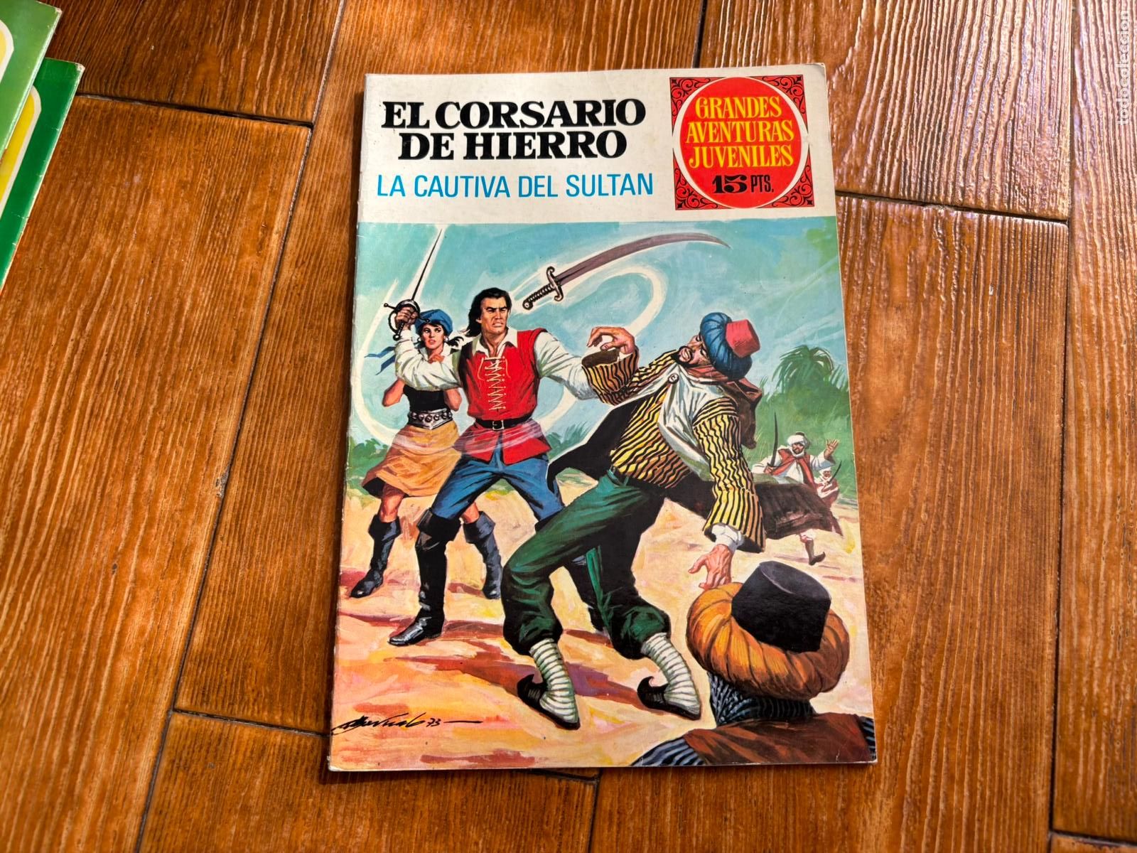 Tebeos: GRANDES AVENTURAS JUVENILES N&ordm; 53 EL CORSARIO DE HIERRO EDITORIAL BRUGUERA