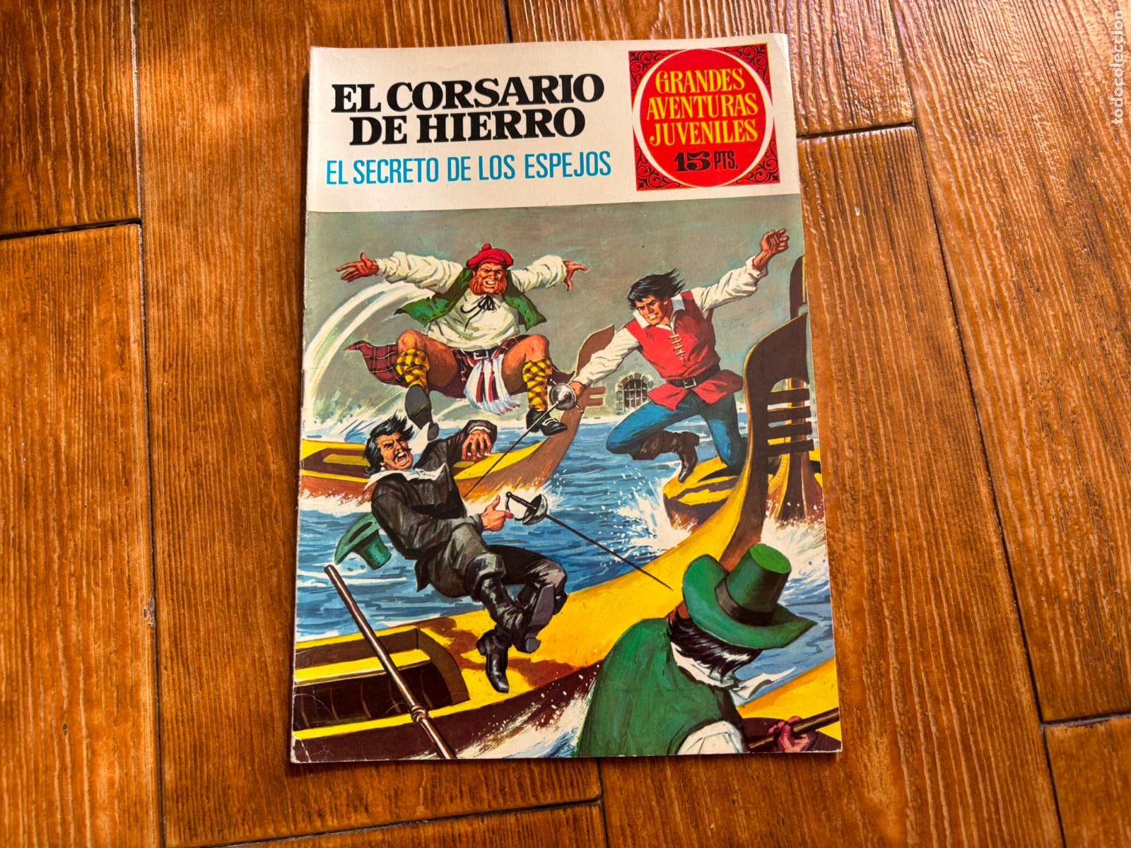 Tebeos: GRANDES AVENTURAS JUVENILES N&ordm; 9 EL CORSARIO DE HIERRO EDITORIAL BRUGUERA