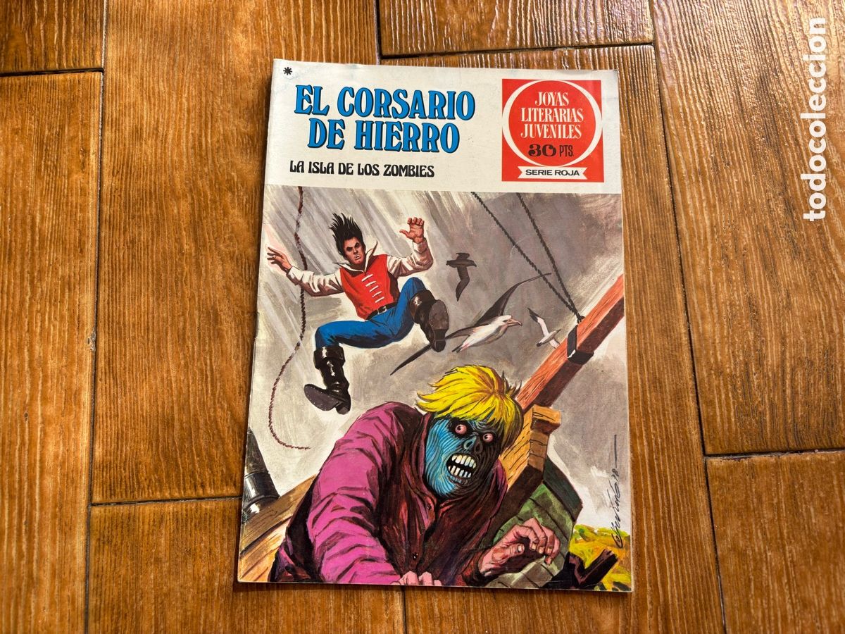 Livros de Banda Desenhada: EL CORSARIO DE HIERRO N&ordm; 35 JOYAS LITERARIAS JUVENILES SERIE ROJA EDITORIAL BRUGUERA