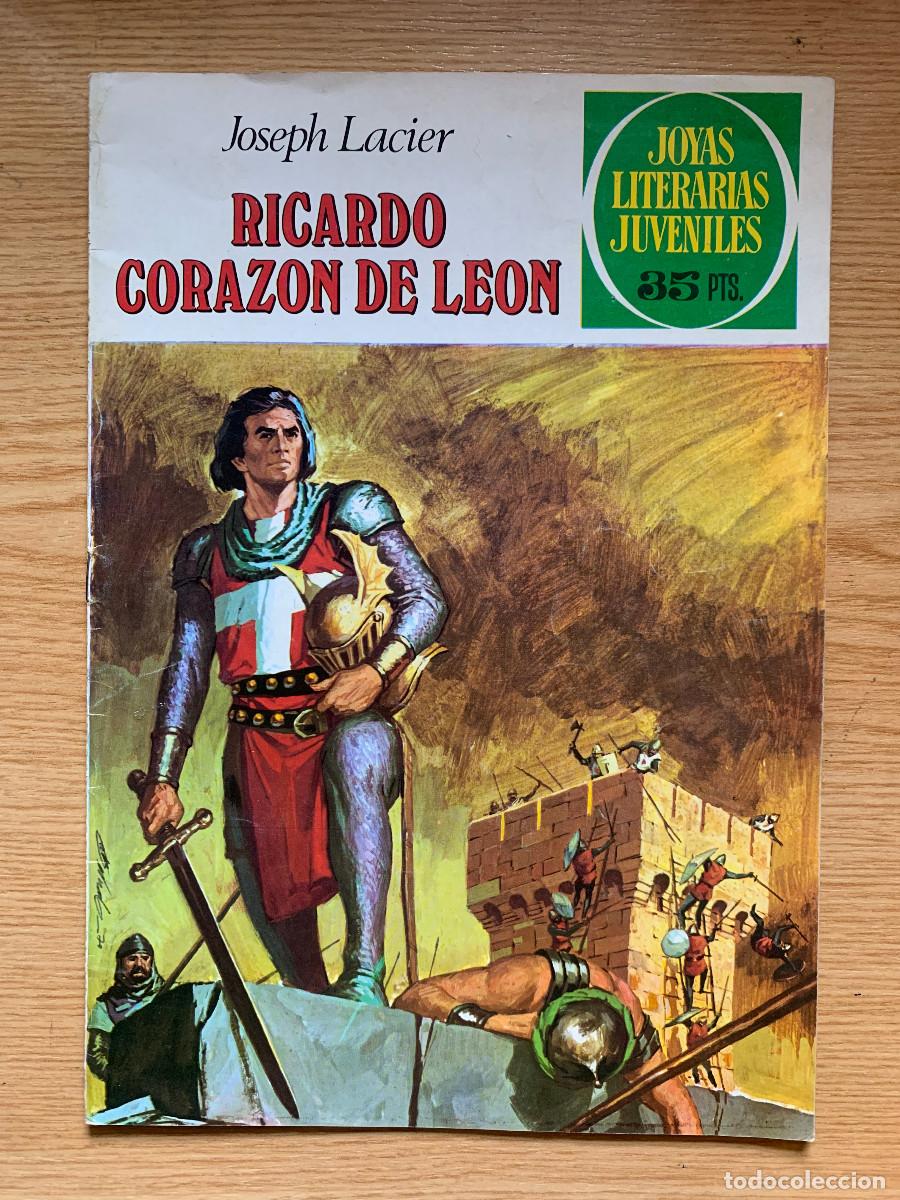 Tebeos: Joyas Literarias Juveniles n&ordm; 19: Ricardo Coraz&oacute;n de Le&oacute;n de Joseph Lacier - D2 Muy Buen Estado