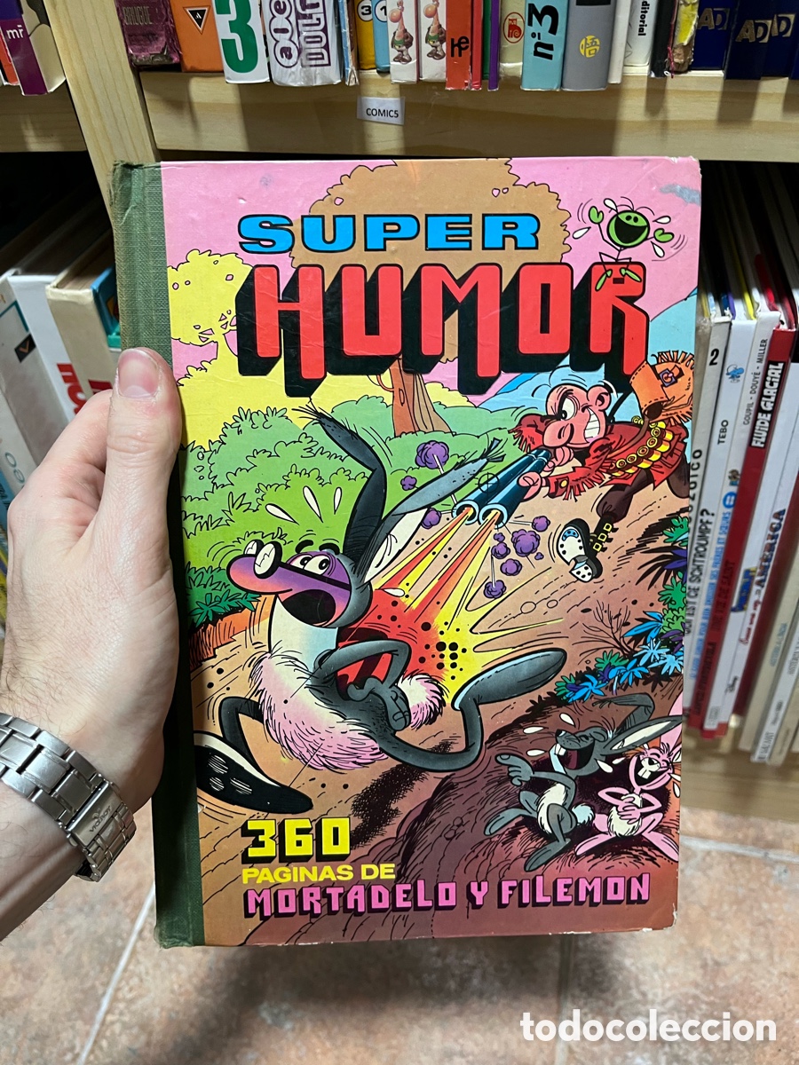 Tebeos: Comic5 TOMO VOLUMEN V SUPER HUMOR 5 BRUGUERA 1980 mortadelo y Filem&oacute;n 3&ordf; Ed lomo verde