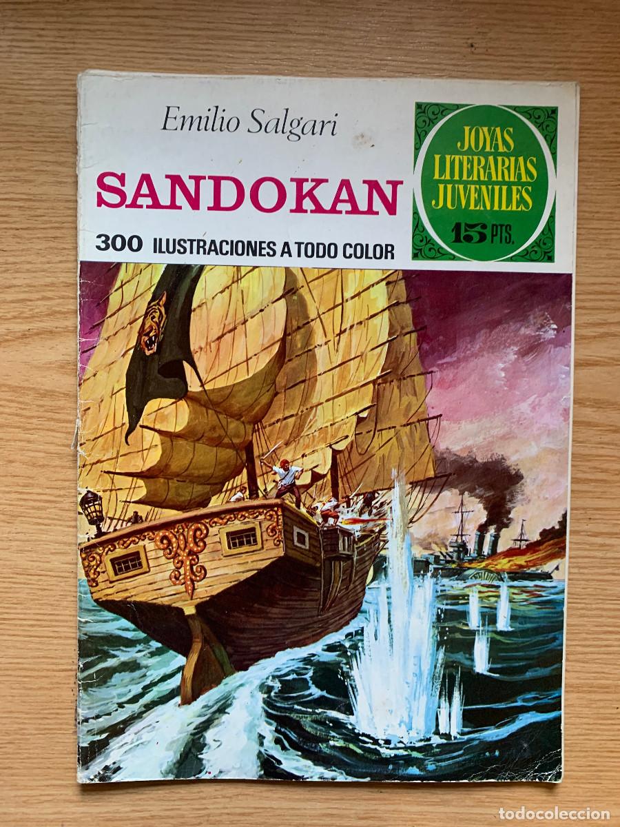 Tebeos: Joyas Literarias Juveniles n&ordm; 52: Sandokan de Emilio Salgari - D4 1&ordf; Edici&oacute;n 1972