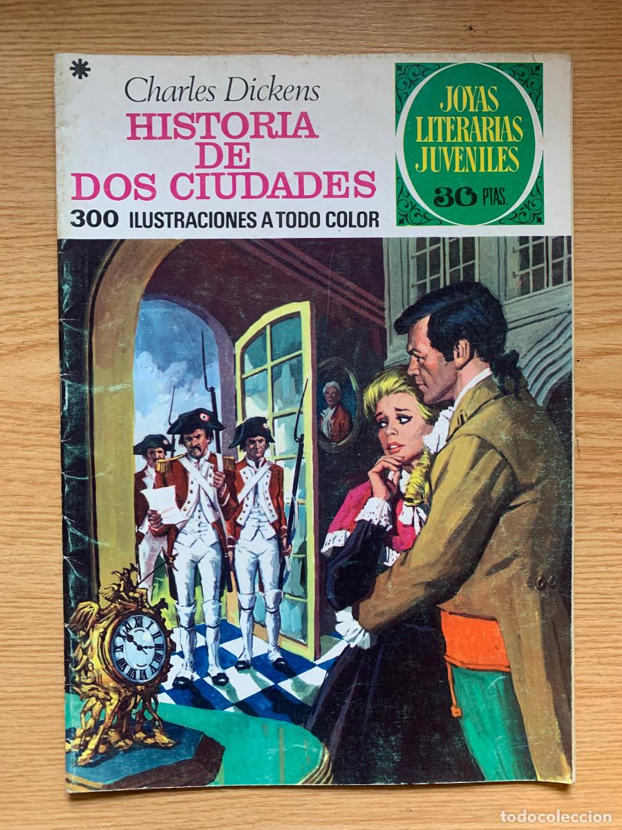 Tebeos: Joyas Literarias Juveniles n&ordm; 3: Historia de Dos Ciudades, de Charles Dickens - D4 Excelente Estado