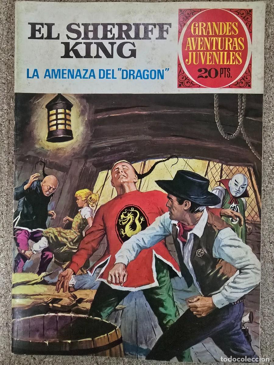 Tebeos: Sheriff King 4.La Amenaza del Dragon.Bruguera 20 pts.2&ordm; edicion