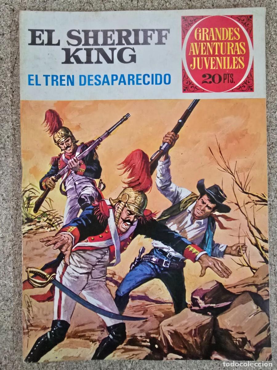 Tebeos: Sheriff King 6.El Tren Desaparecido.Bruguera 20 pts.2&ordm; edicion