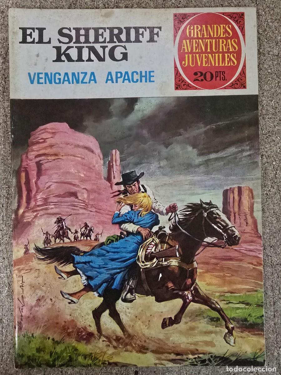 Tebeos: Sheriff King 12.Venganza Apache.Bruguera 20 pts.2&ordm; edicion