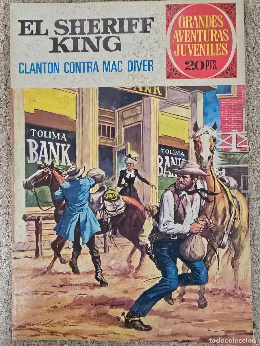 Tebeos: Sheriff King 14.Clanton contra Mac Diver.Bruguera 20 pts.2&ordm; edicion