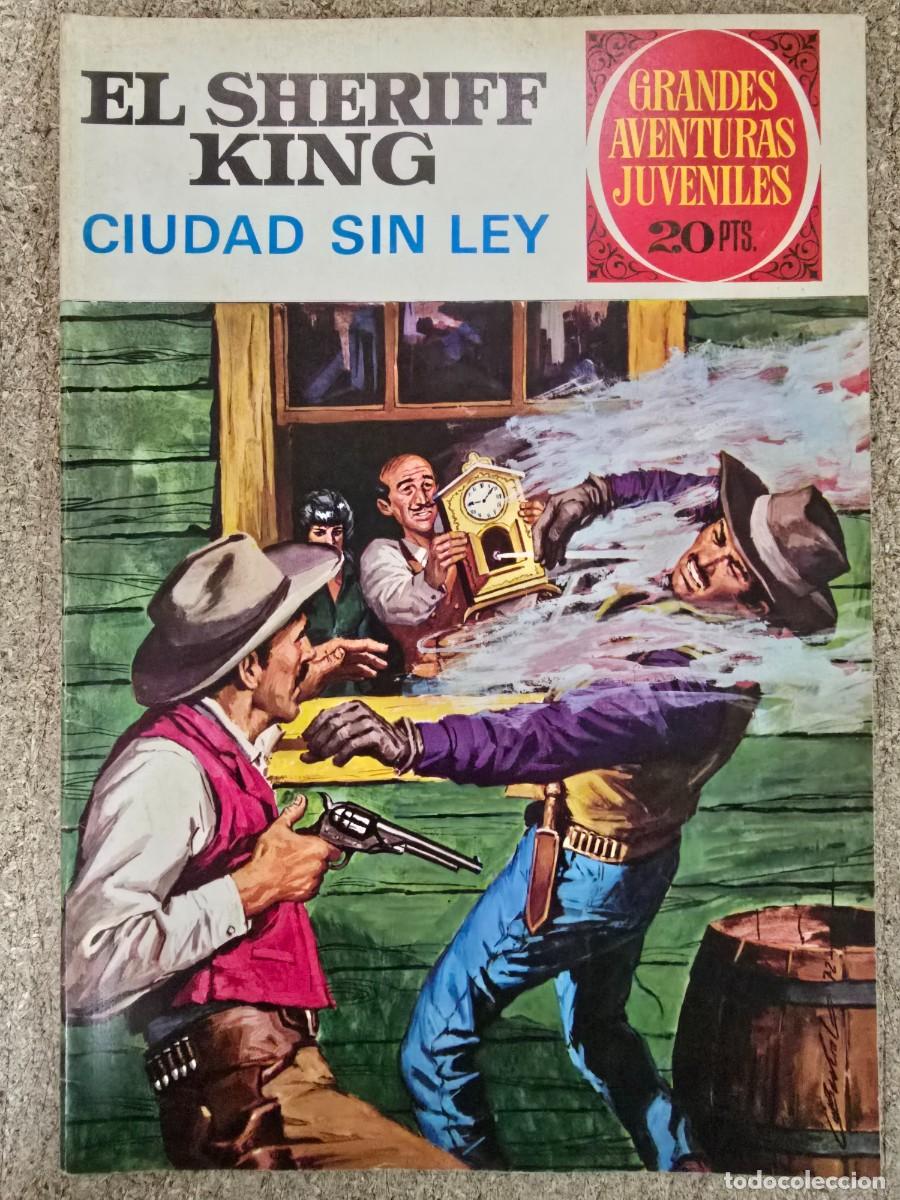 Tebeos: Sheriff King 18.Ciudad sin Ley.Bruguera 20 pts.2&ordm; edicion