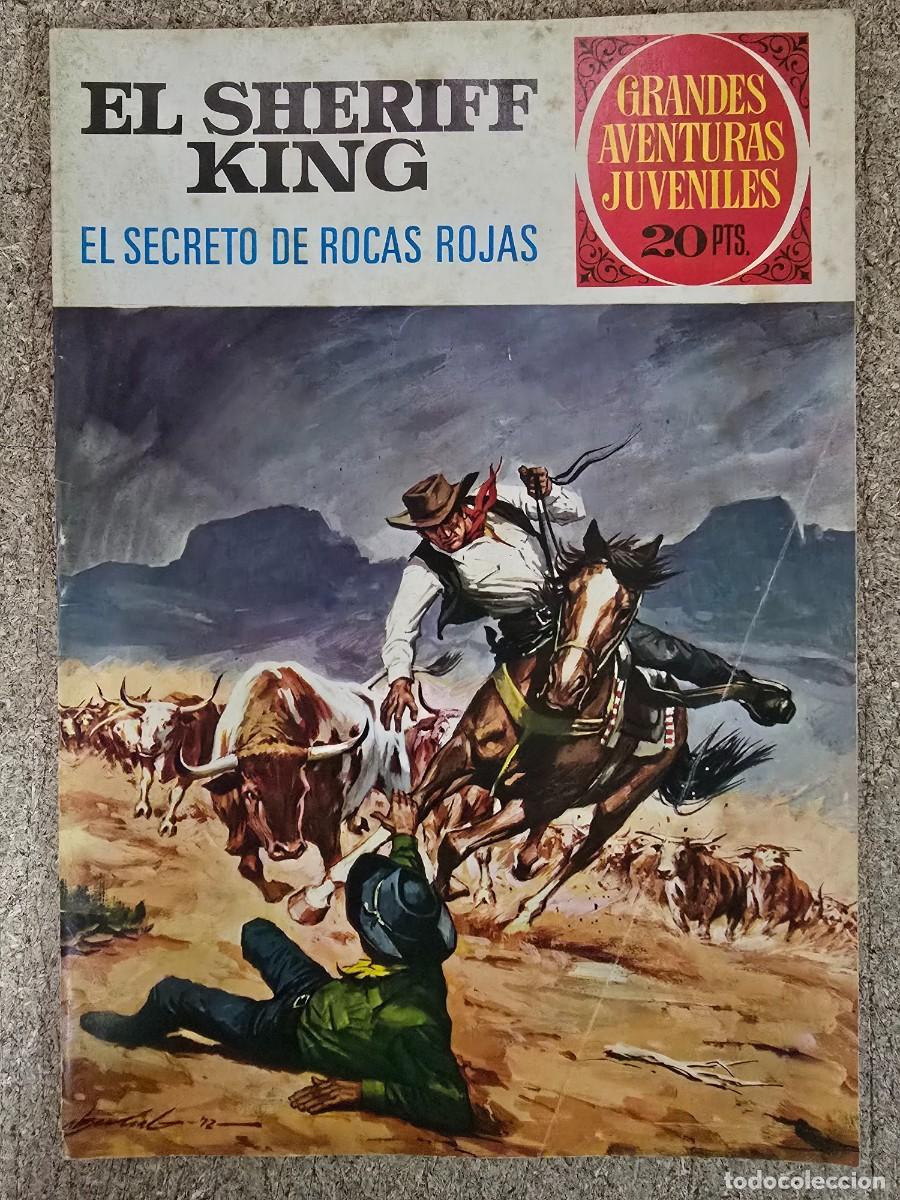 Tebeos: Sheriff King 21.El Secreto de Rocas Rojas.Bruguera 20 pts.2&ordm; edicion