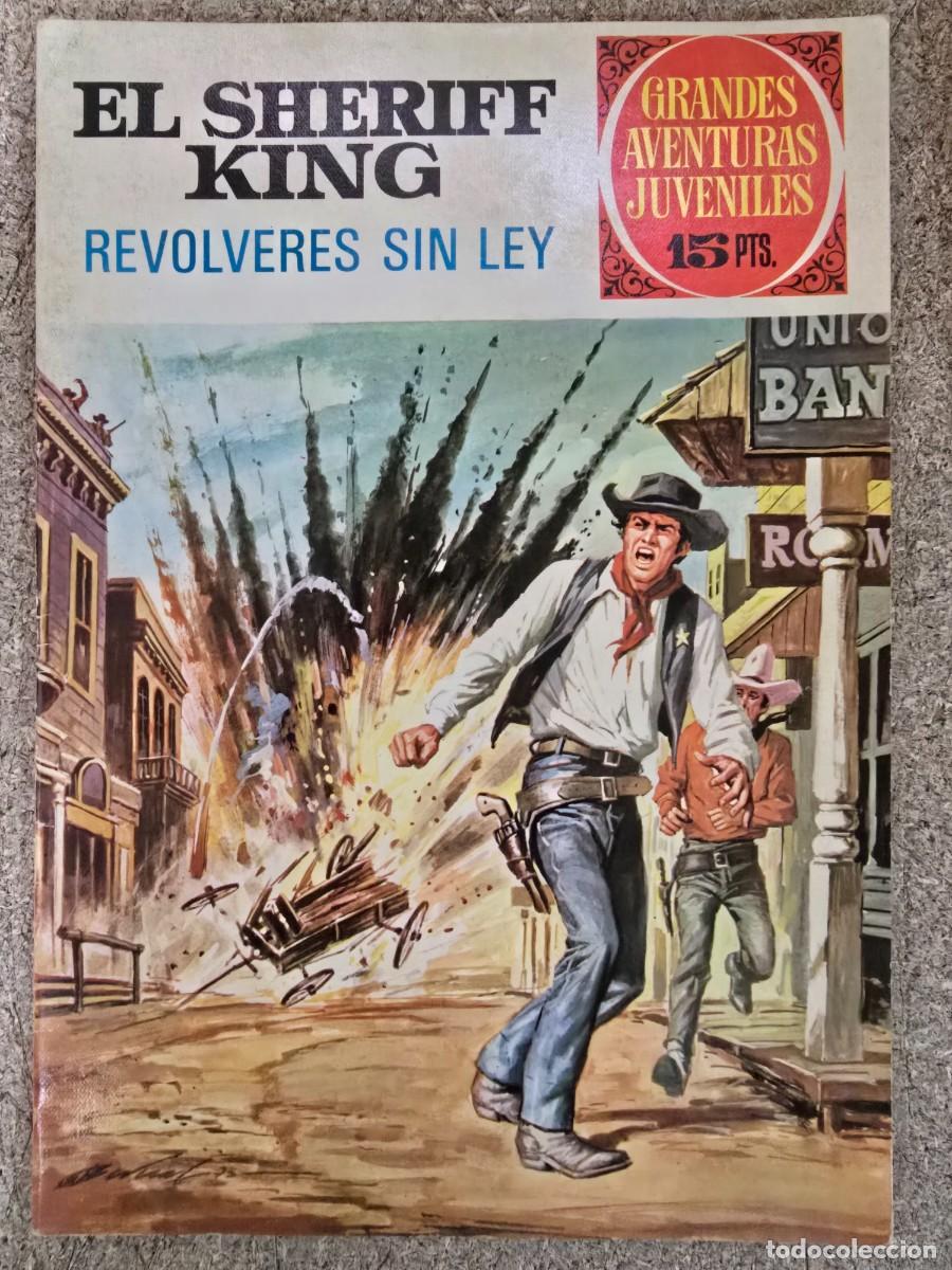 Tebeos: Sheriff King 59.Revolveres sin Ley.Bruguera 15 pts.1&ordm; edicion