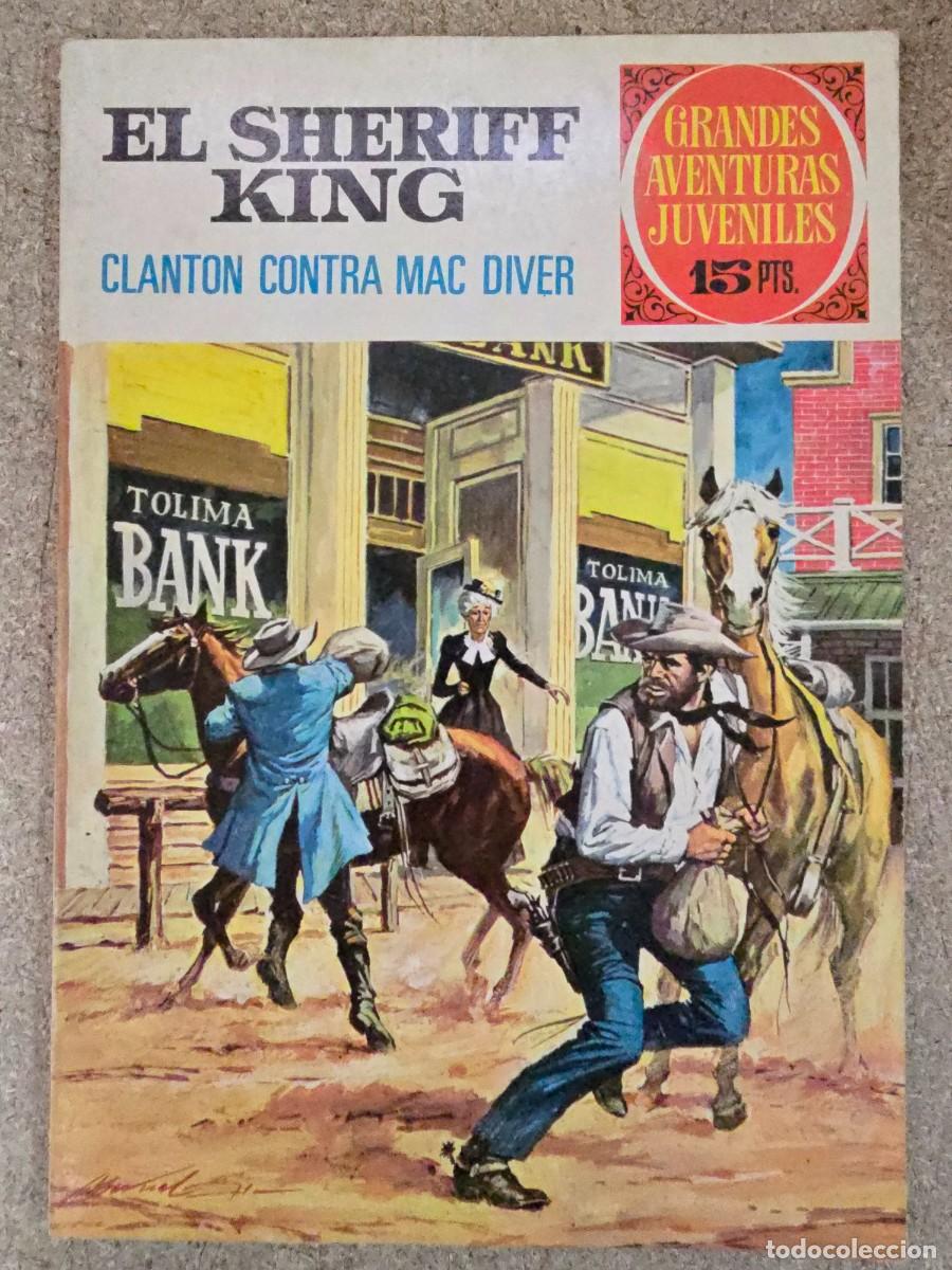 Tebeos: Sheriff King 14.Clanton contra Mac Diver.Bruguera 15 pts.1&ordm; edicion