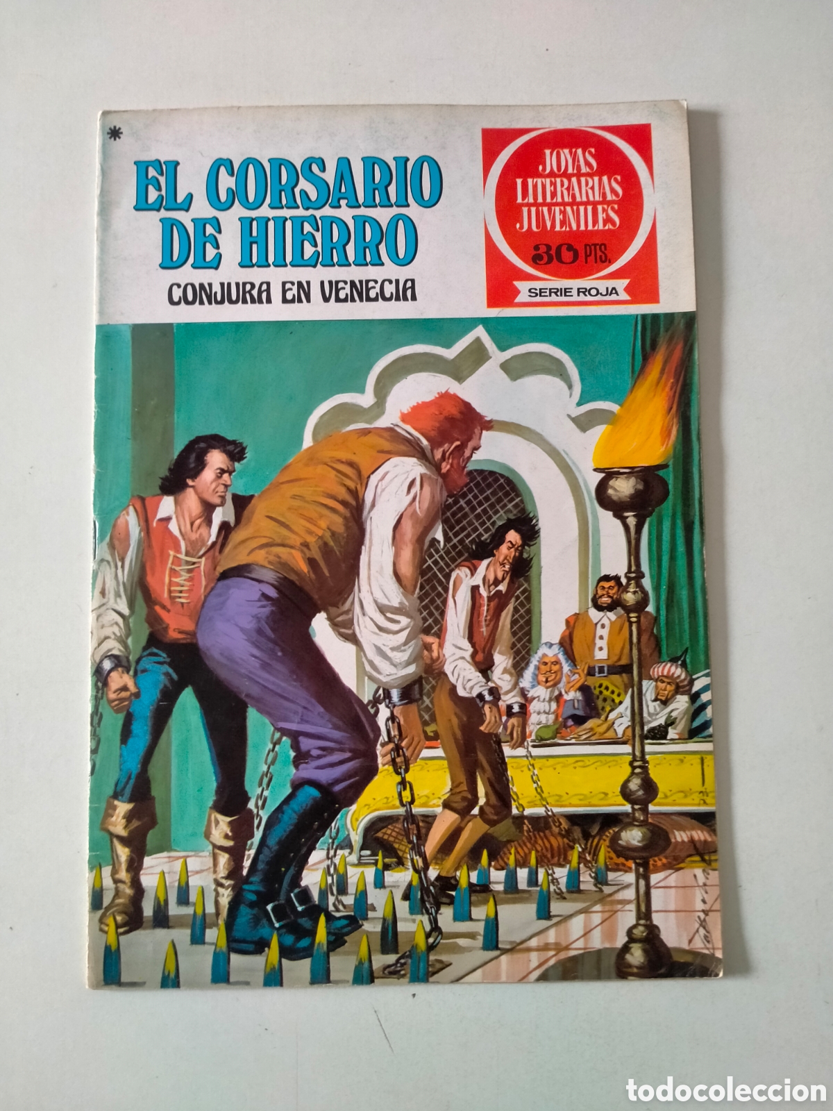 Tebeos: N&Uacute;MERO 19 EL CORSARIO DE HIERRO JOYAS LITERARIAS JUVENILES EDITORIAL BRUGUERA 1 EDICI&Oacute;N A&Ntilde;O 1978