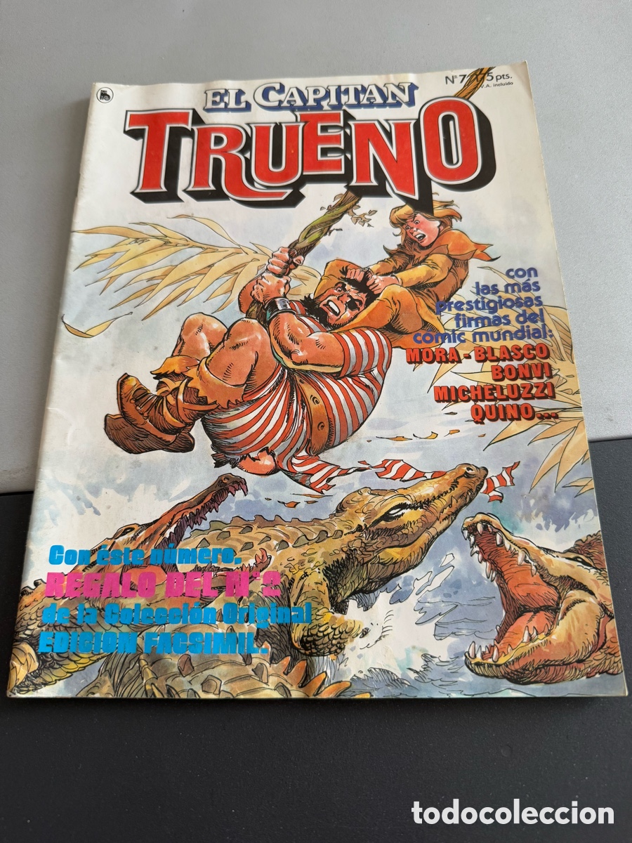 Tebeos: EL CAPIT&Aacute;N TRUENO. N 7. BRUGUERA. 1986