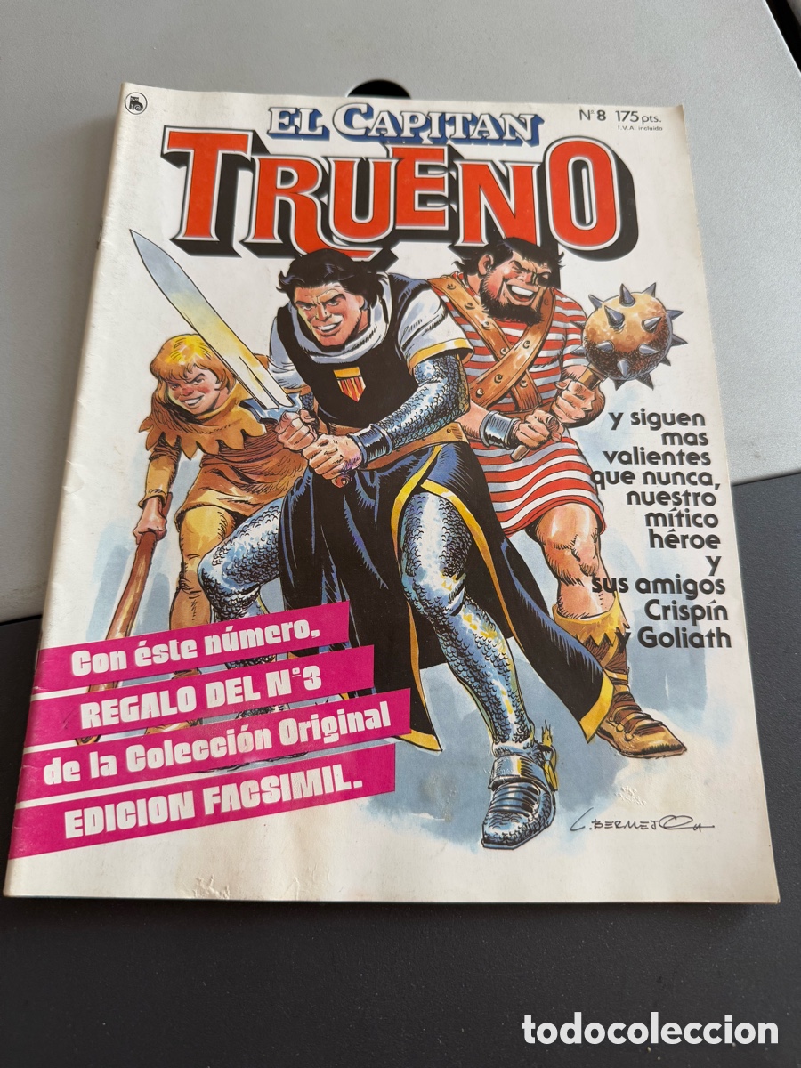 Tebeos: EL CAPIT&Aacute;N TRUENO. N 8. BRUGUERA 1986