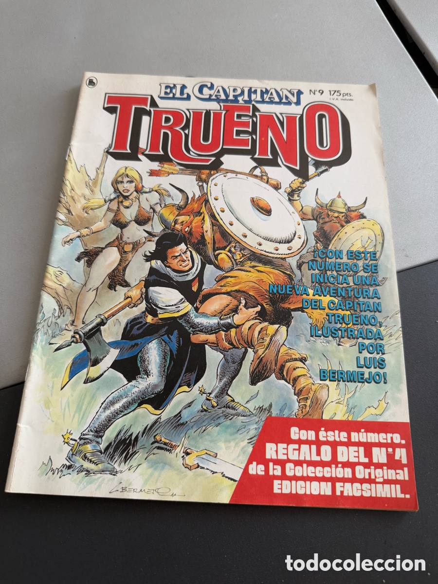 Tebeos: EL CAPIT&Aacute;N TRUENO N 9. BRUGUERA 1986
