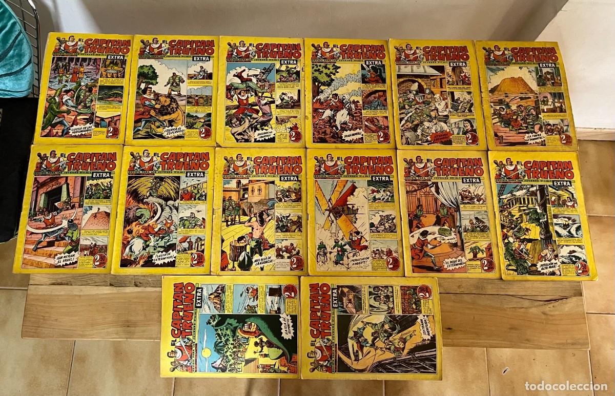 Tebeos: LOTE 14 COMICS CAPITAN TRUENO EXTRA 1960 ORIGINAL 20 Y 21 +23 AL 25 + 27 Y 28 + 30 AL 36