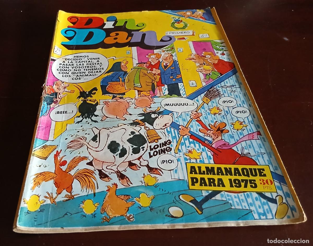Tebeos: DIN DAN - ALMANAQUE PARA 1975 - BRUGUERA