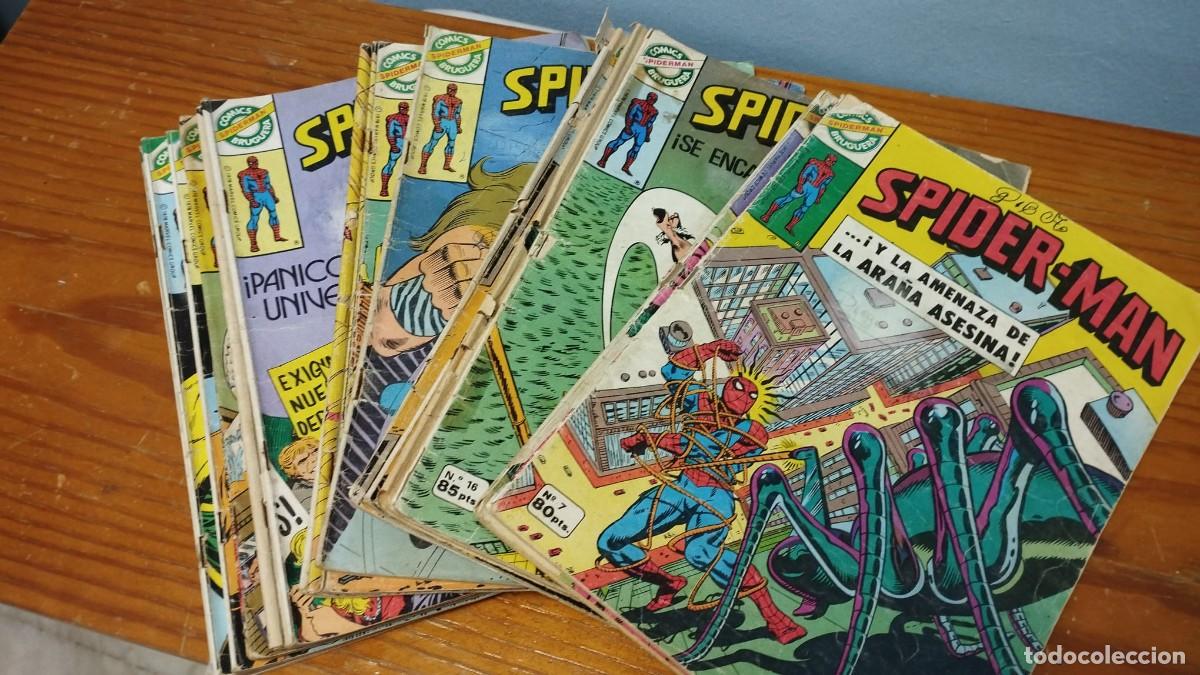 Tebeos: lote de comic bruguera spiderman
