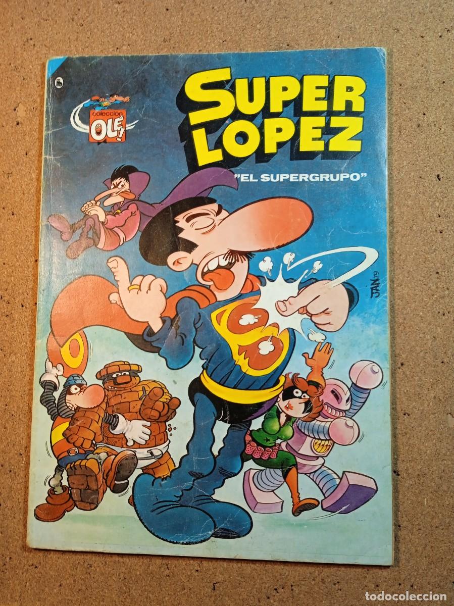 Tebeos: TEBEO DE OLE SUPER LOPEZ EN EL SUPERGRUPO DEL A&Ntilde;O 1986 N&ordm; 2