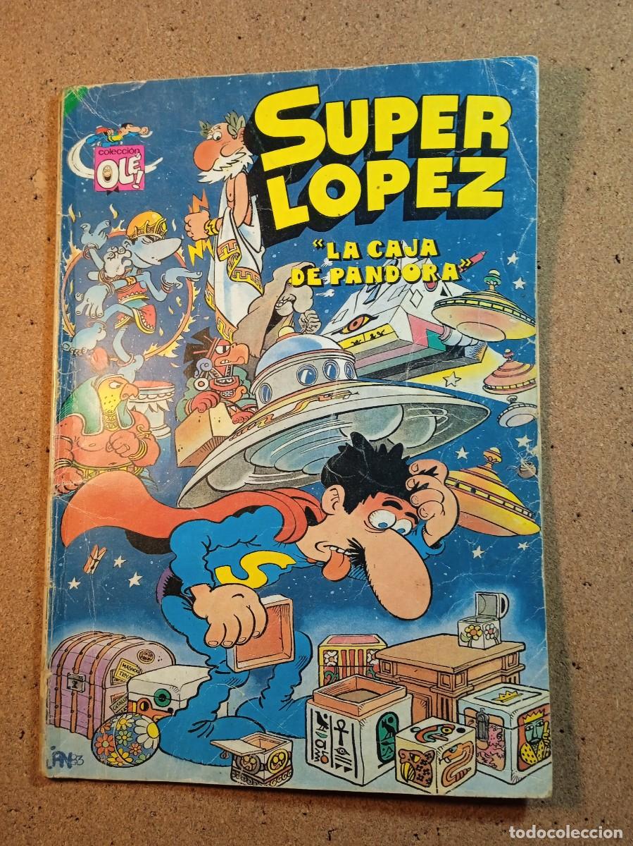 Tebeos: TEBEO DE OLE SUPER LOPEZ EN LA CAJA DE PANDORA DEL A&Ntilde;O 1984 N&ordm; 8