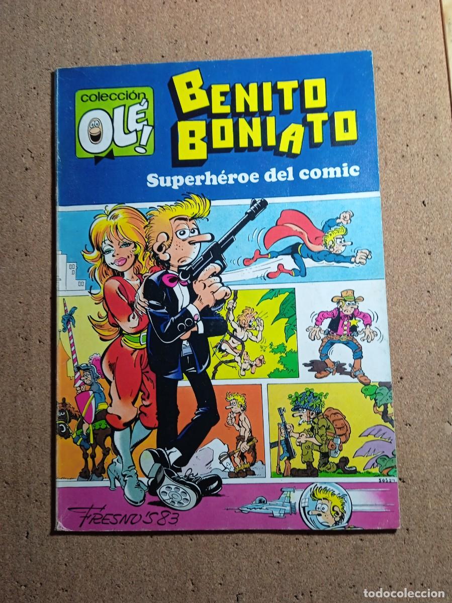 Tebeos: TEBEO DE OLE BENITO BONIATO EN SUPERHEROE DEL COMIC DEL A&Ntilde;O 1984 N&ordm; 1
