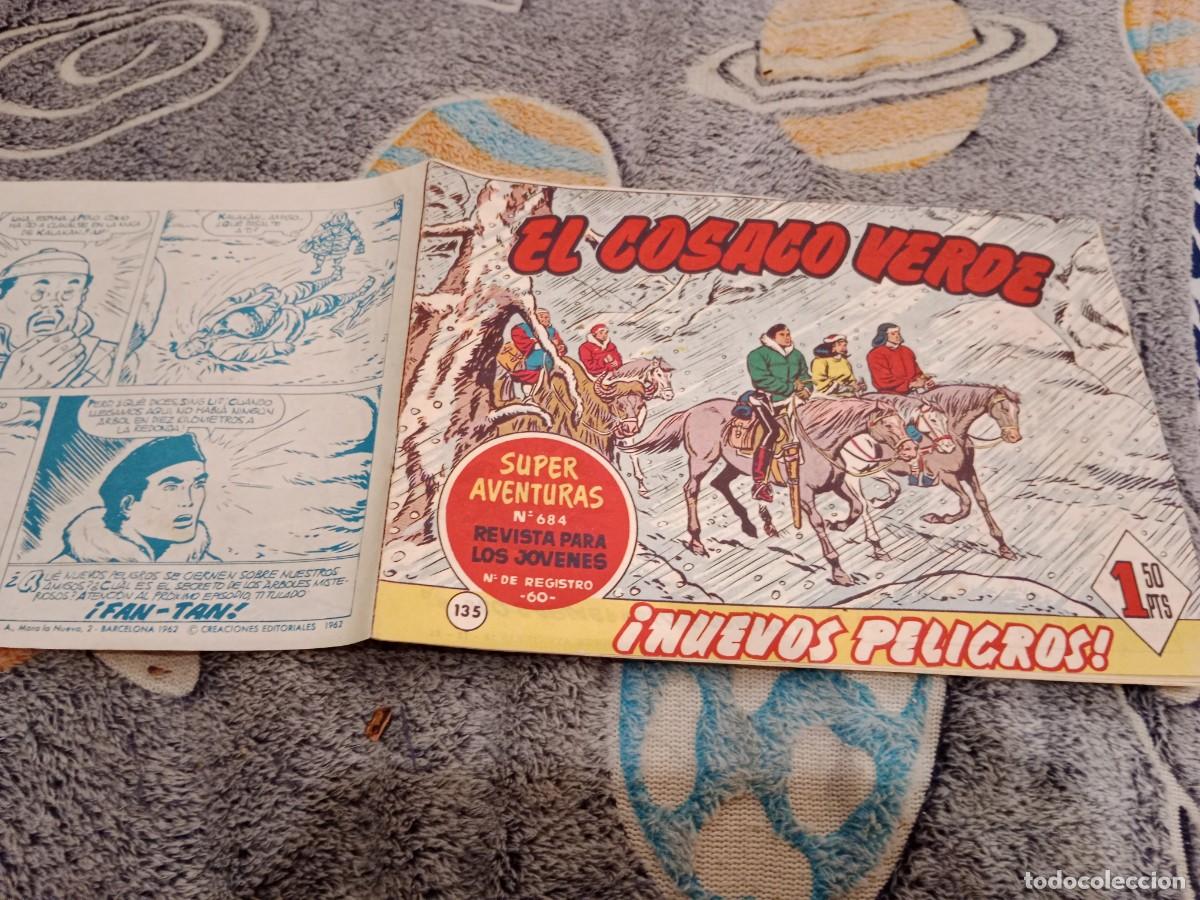 Tebeos: EL COSACO VERDE N&ordm; 135 NUEVOS PELIGROS - EDITORIAL BRUGUERA 1962 - ORIGINAL