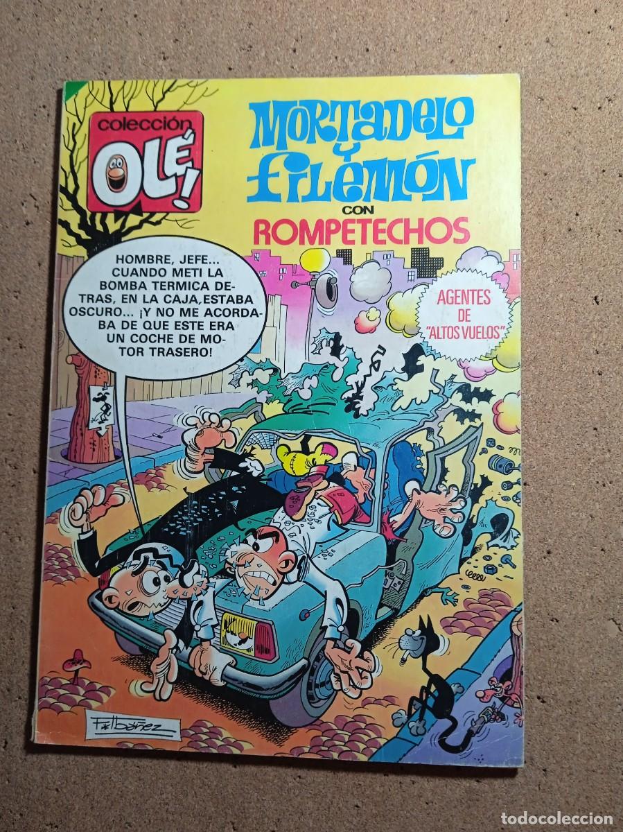 Tebeos: TEBEO DE OLE MORTADELO Y FILEMON CON ROMPETECHOS EN AGENTES DE ALTOS VUELOS DEL A&Ntilde;O 1980 N&ordm; 206