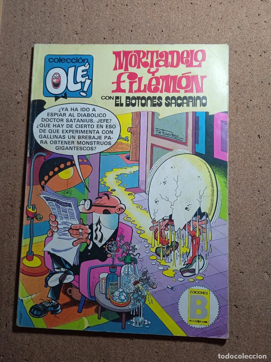 Tebeos: TEBEO DE OLE MORTADELO Y FILEMON CON EL BOTONES SACARINO DEL A&Ntilde;O 1987 N&ordm; 232 - M. 27