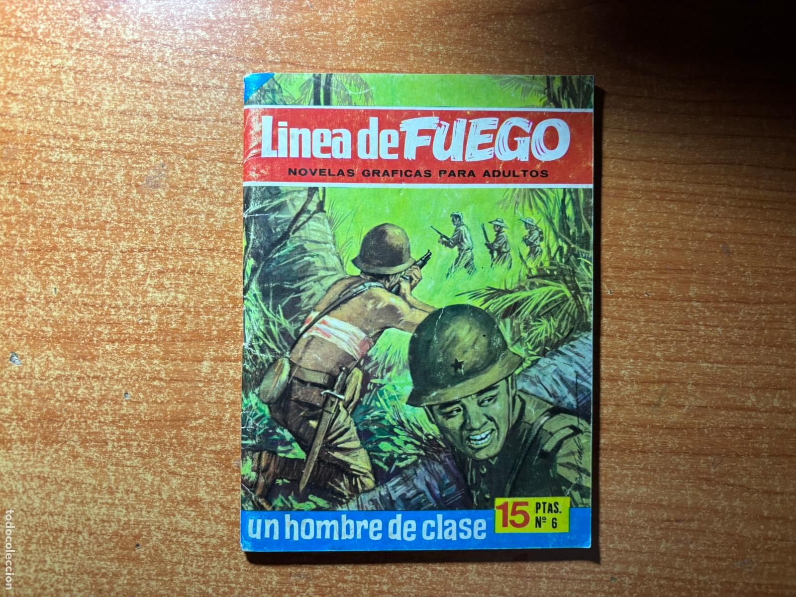 Tebeos: LINEA DE FUEGO N&ordm; 6 EDITORIAL BRUGUERA 1976