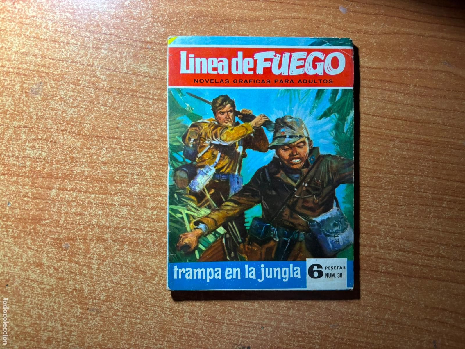 Tebeos: LINEA DE FUEGO N&ordm; 38 EDITORIAL BRUGUERA 1965