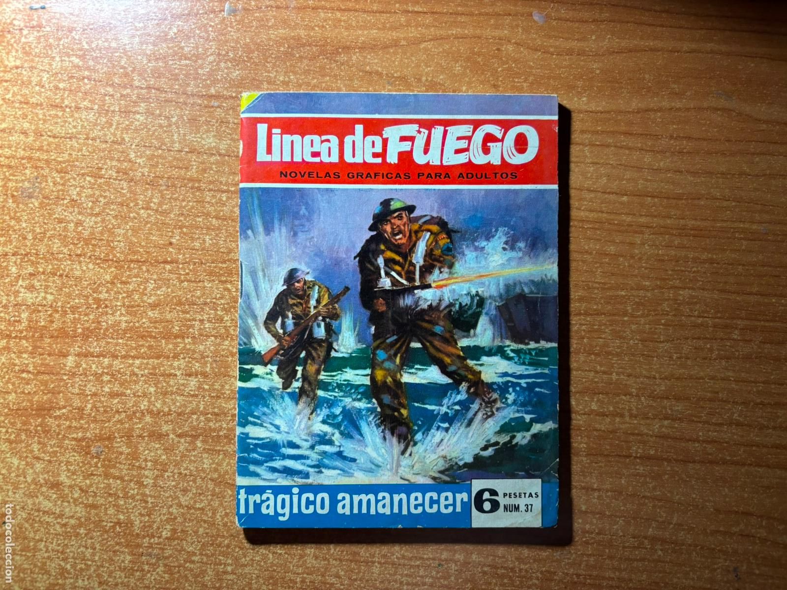 Tebeos: LINEA DE FUEGO N&ordm; 37 EDITORIAL BRUGUERA 1965