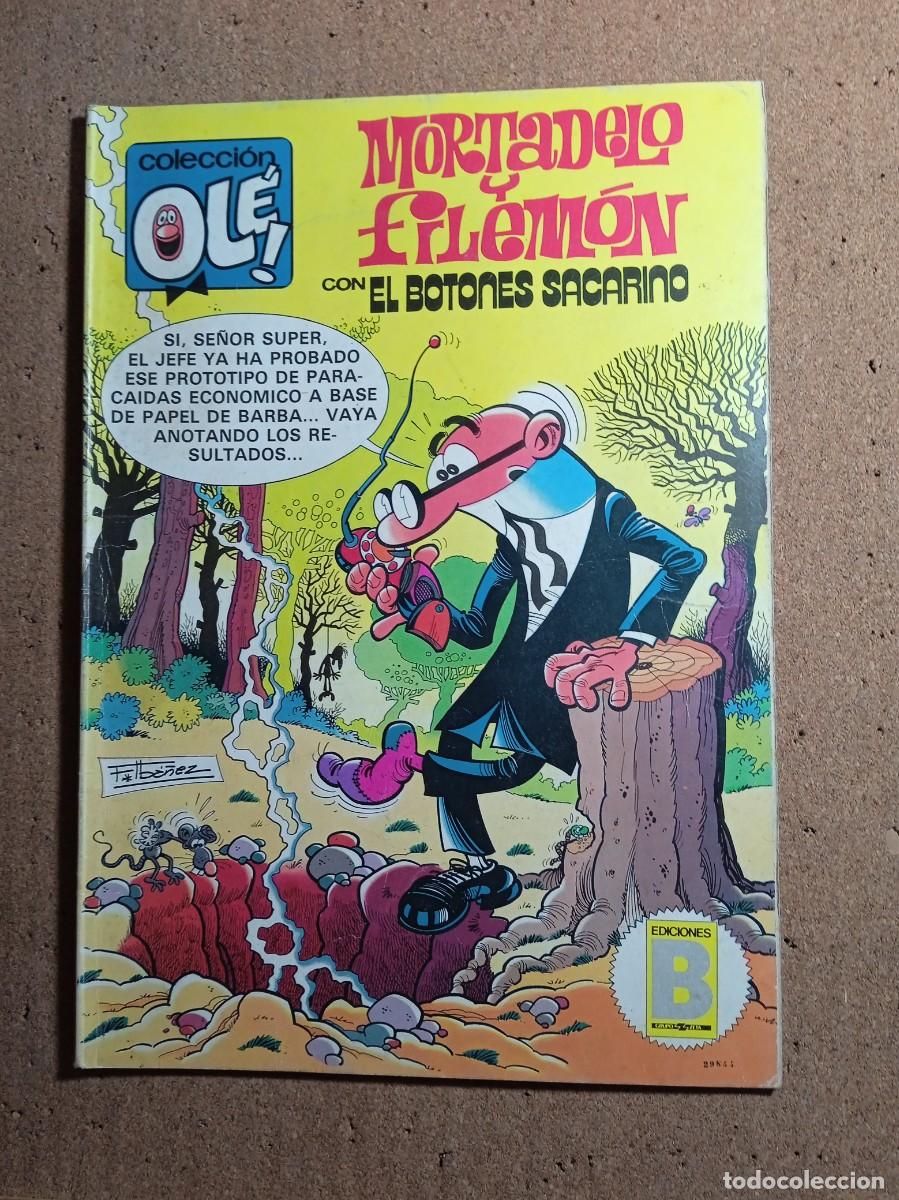 Tebeos: TEBEO DE OLE MORTADELO Y FILEMON CON EL BOTONES SACARINO DEL A&Ntilde;O 1987 N&ordm; 233 - M. 28