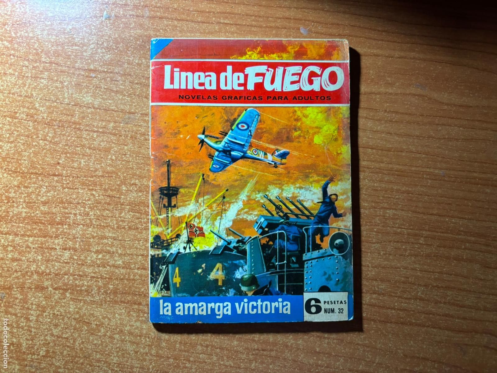 Tebeos: LINEA DE FUEGO N&ordm; 32 EDITORIAL BRUGUERA 1965