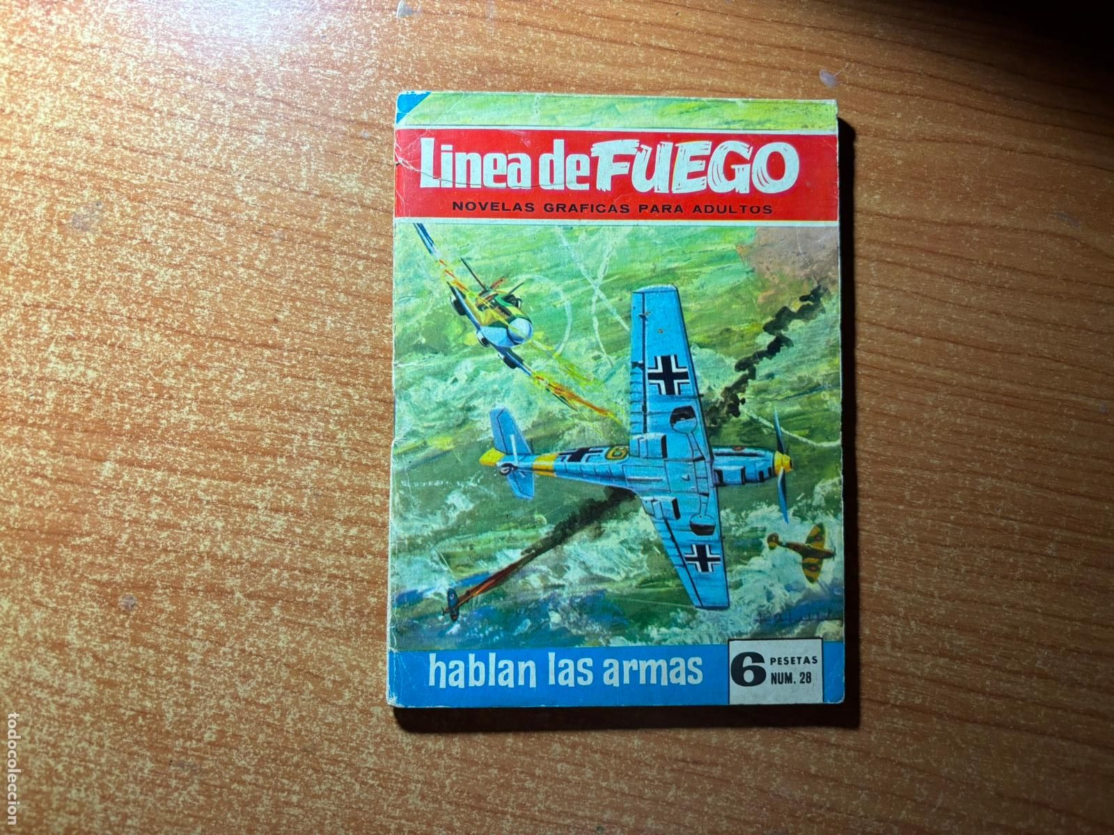 Tebeos: LINEA DE FUEGO N&ordm; 28 EDITORIAL BRUGUERA 1965