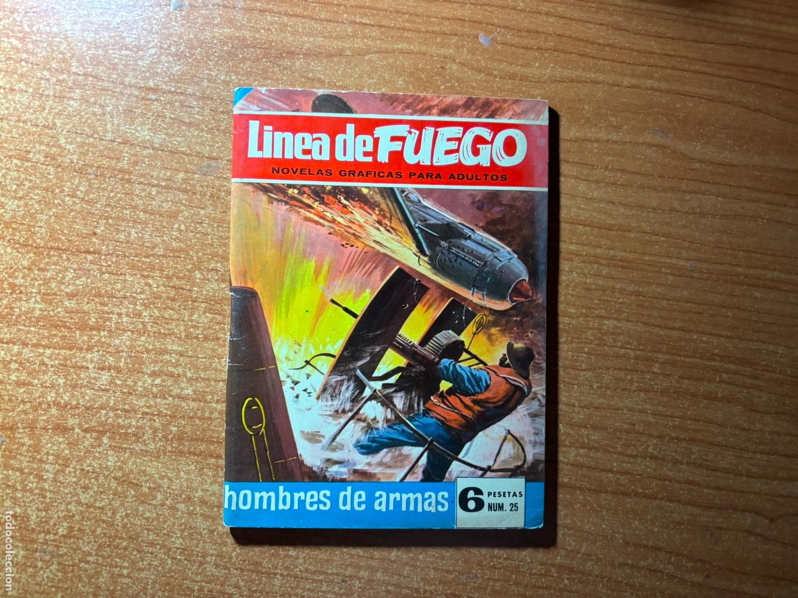 Tebeos: LINEA DE FUEGO N&ordm; 25 EDITORIAL BRUGUERA 1965