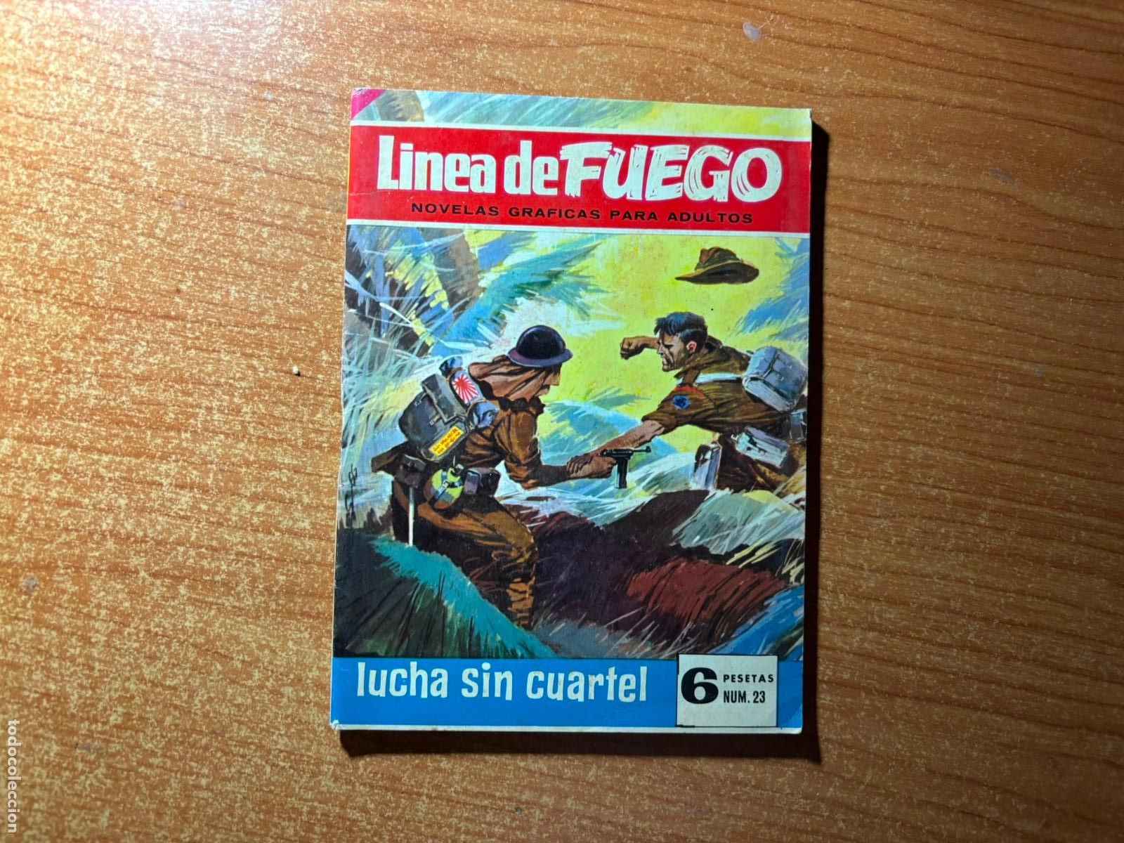 Tebeos: LINEA DE FUEGO N&ordm; 23 EDITORIAL BRUGUERA 1965