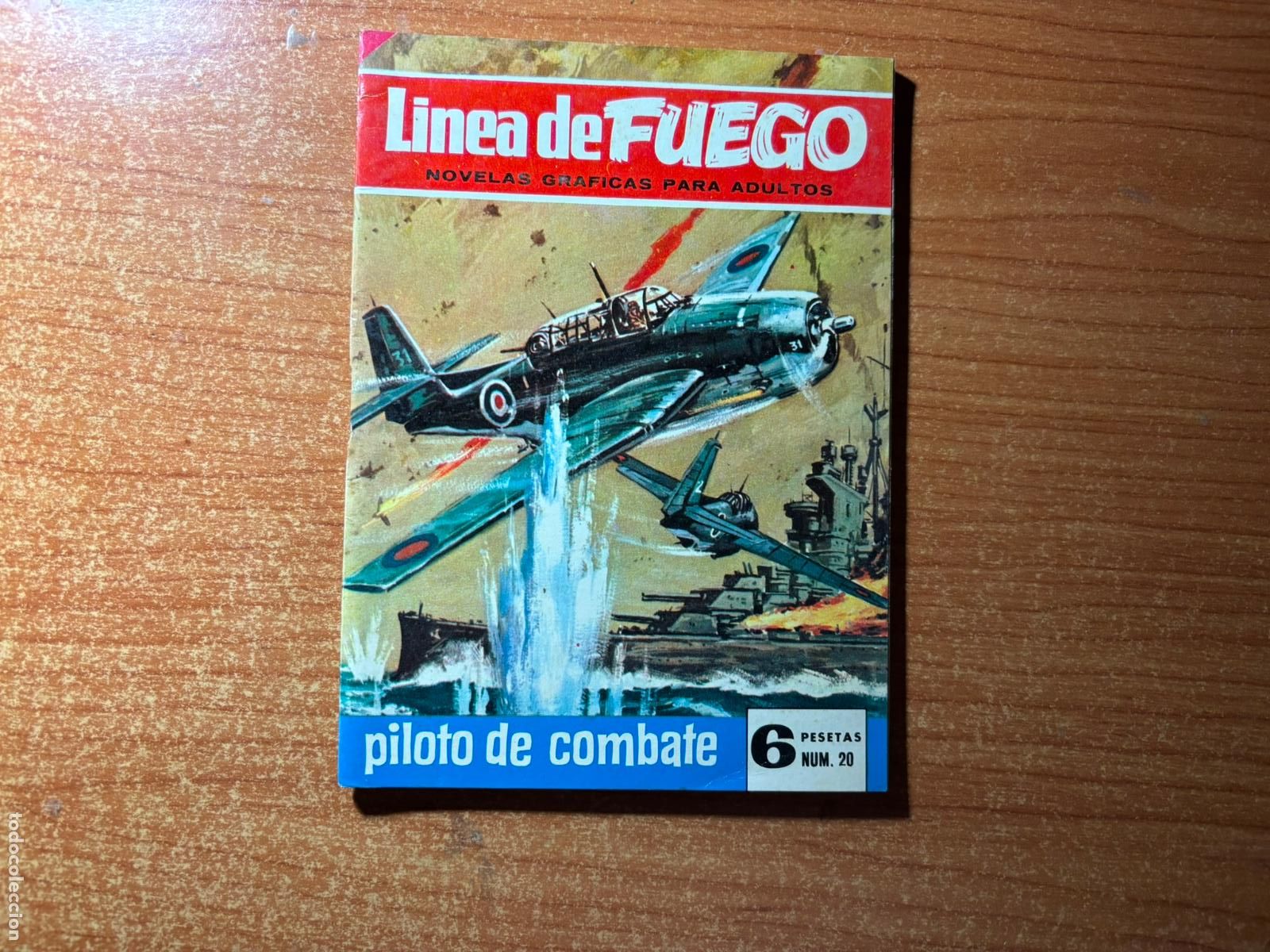 Tebeos: LINEA DE FUEGO N&ordm; 20 EDITORIAL BRUGUERA 1965