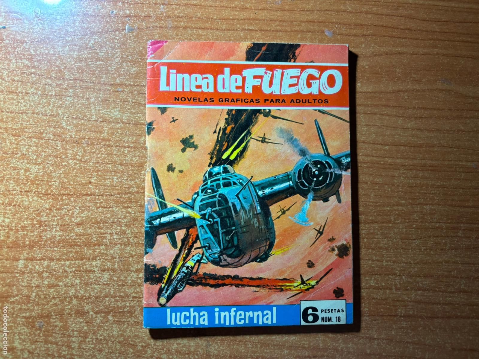 Tebeos: LINEA DE FUEGO N&ordm; 18 EDITORIAL BRUGUERA 1965