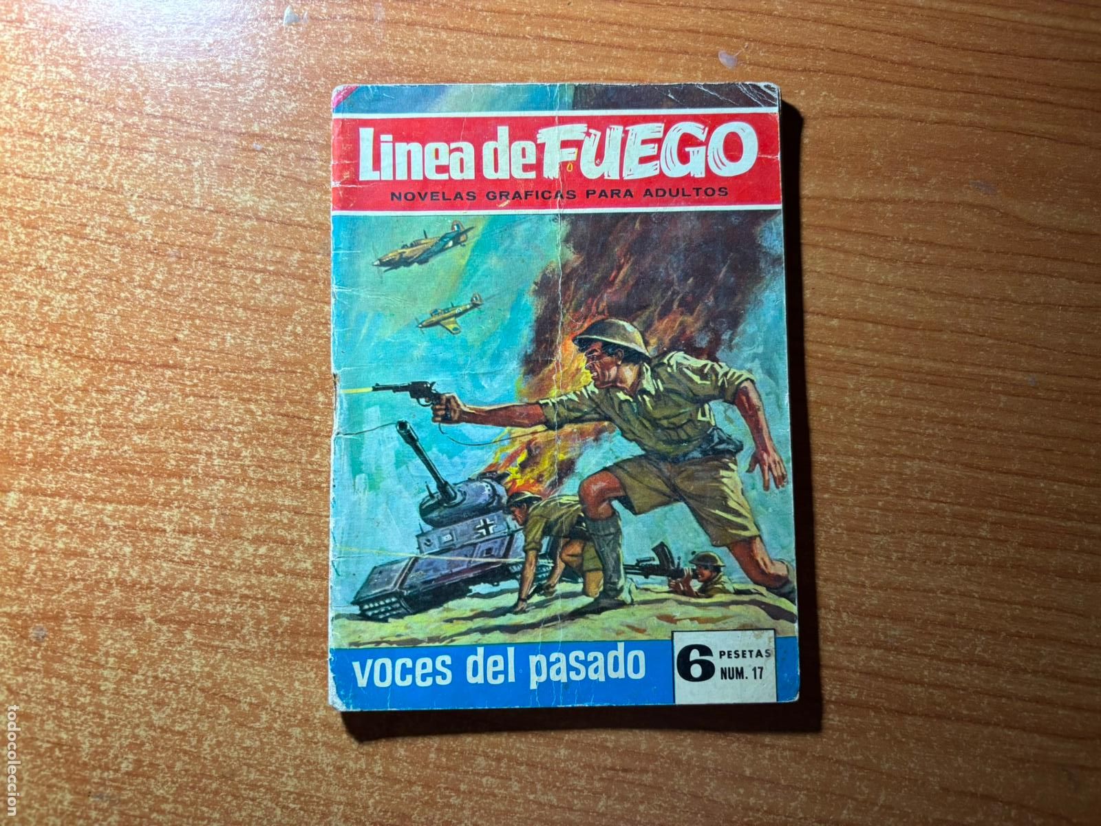 Tebeos: LINEA DE FUEGO N&ordm; 17 EDITORIAL BRUGUERA 1965