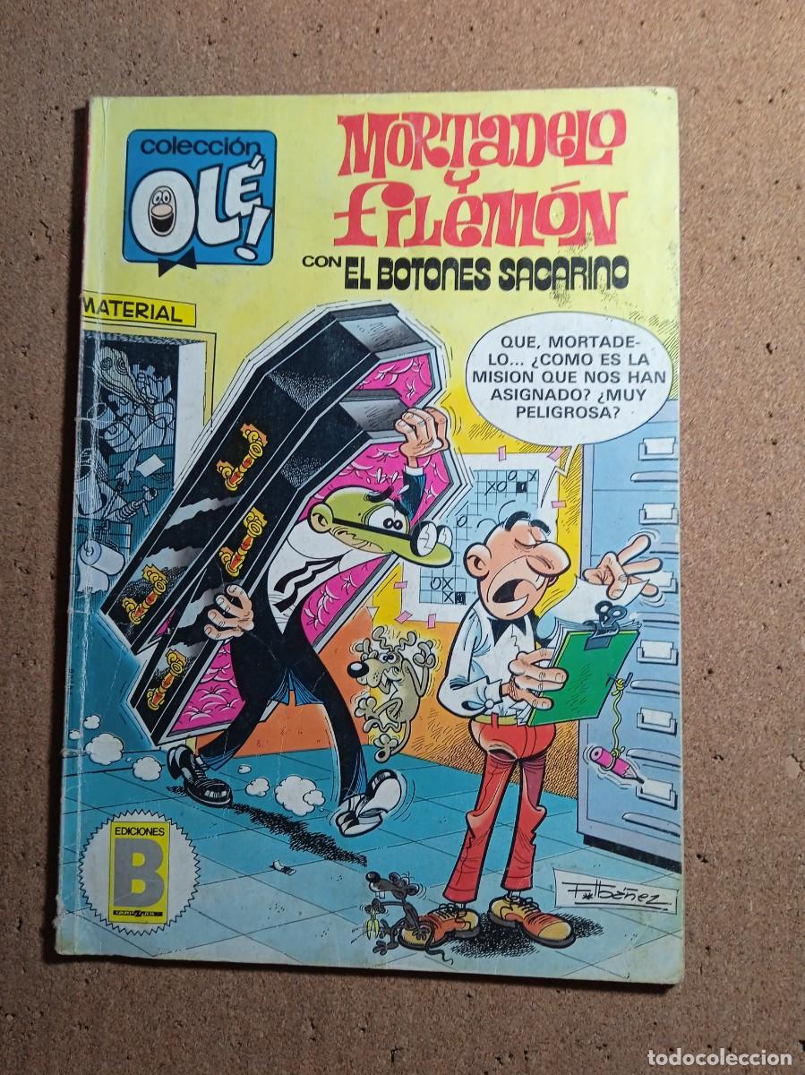 Tebeos: TEBEO DE OLE MORTADELO Y FILEMON CON EL BOTONES SACARINO DEL A&Ntilde;O 1987 N&ordm; 257 - M. 46